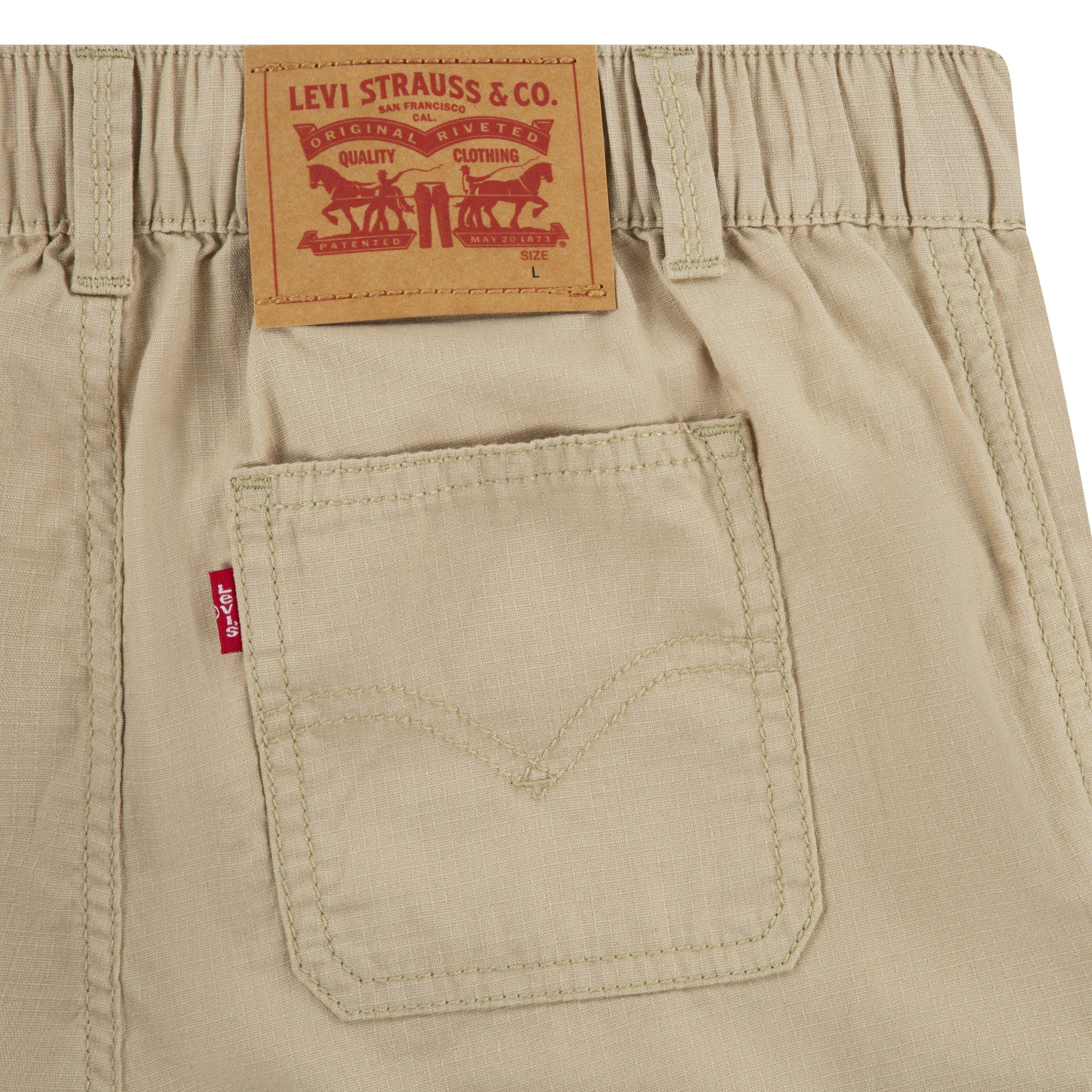 Levi's Big Boys' Cotton Cargo Shorts - Khaki - KHAKI Thumbnail View 9