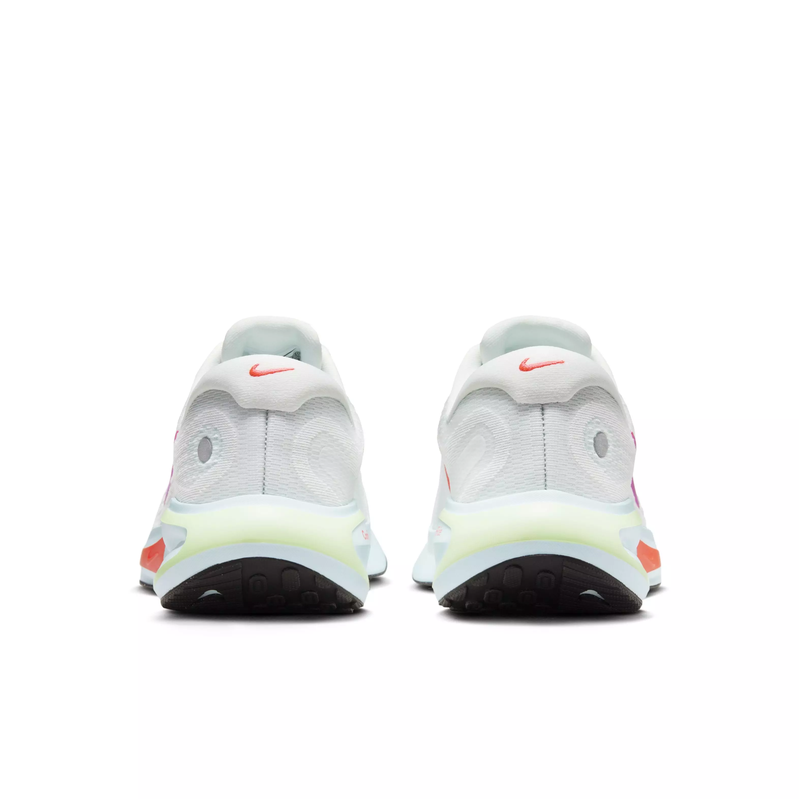 Nike Journey Run "Summit White/Glacier Blue/Barely Volt/Bright Crimson" Women's Running Shoe - WHITE/BLUE/VOLT/CRIMSON