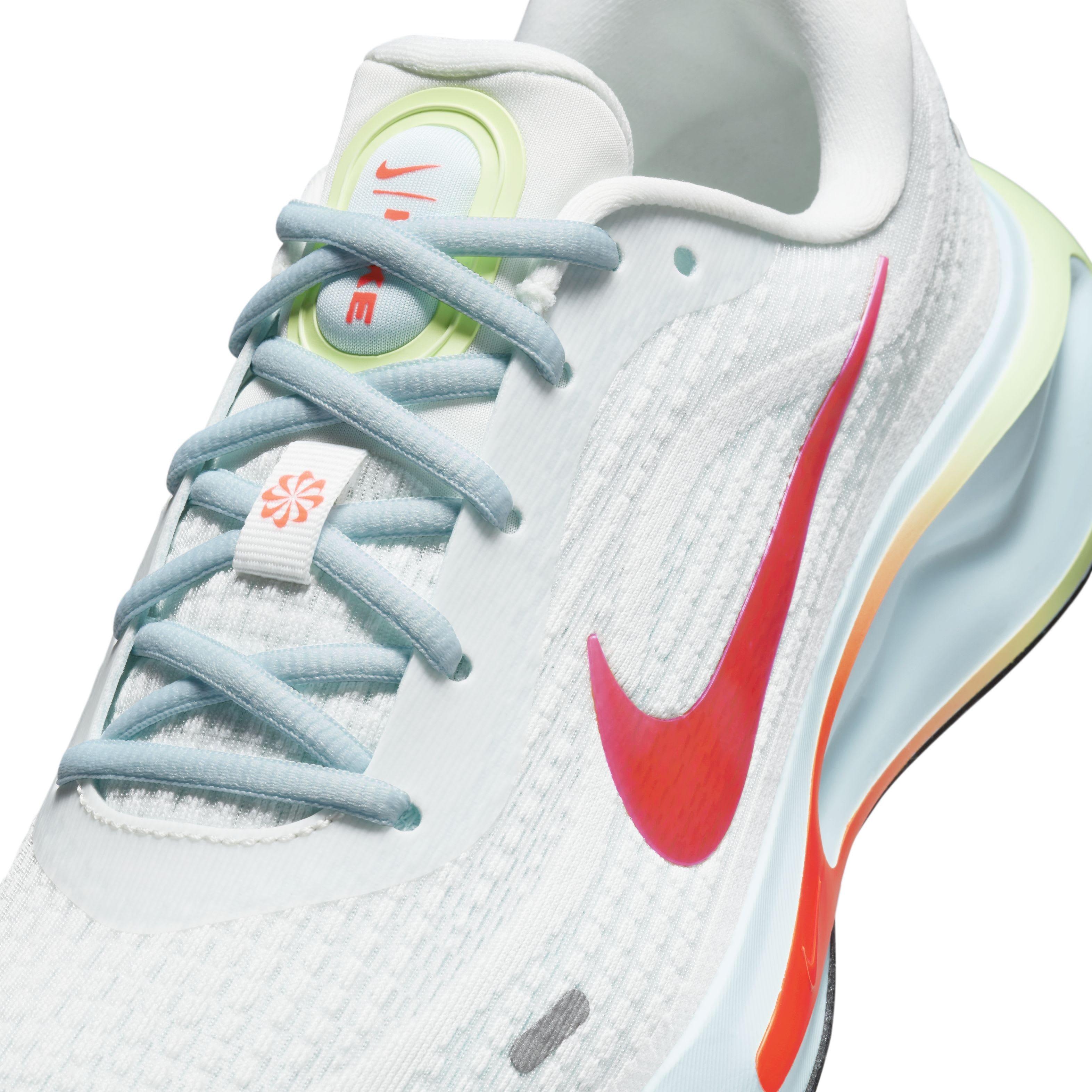 Nike Journey Run "Summit White/Glacier Blue/Barely Volt/Bright Crimson" Women's Running Shoe - WHITE/BLUE/VOLT/CRIMSON Thumbnail View 7