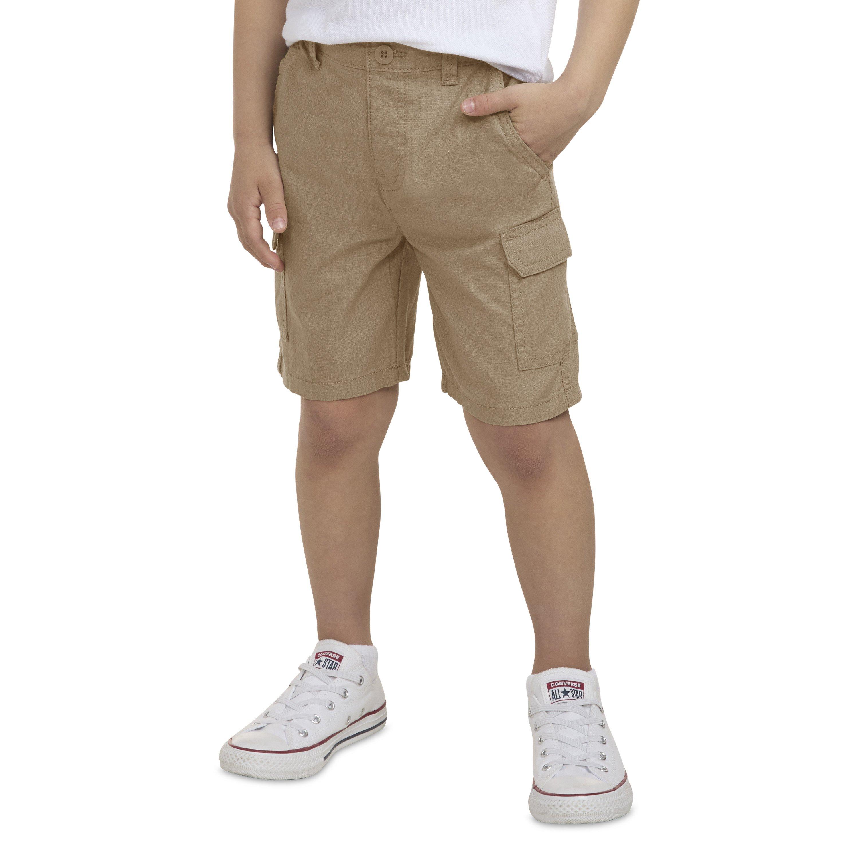 Levi's Elastic Waistband Little Boys' Gold Cargo Shorts