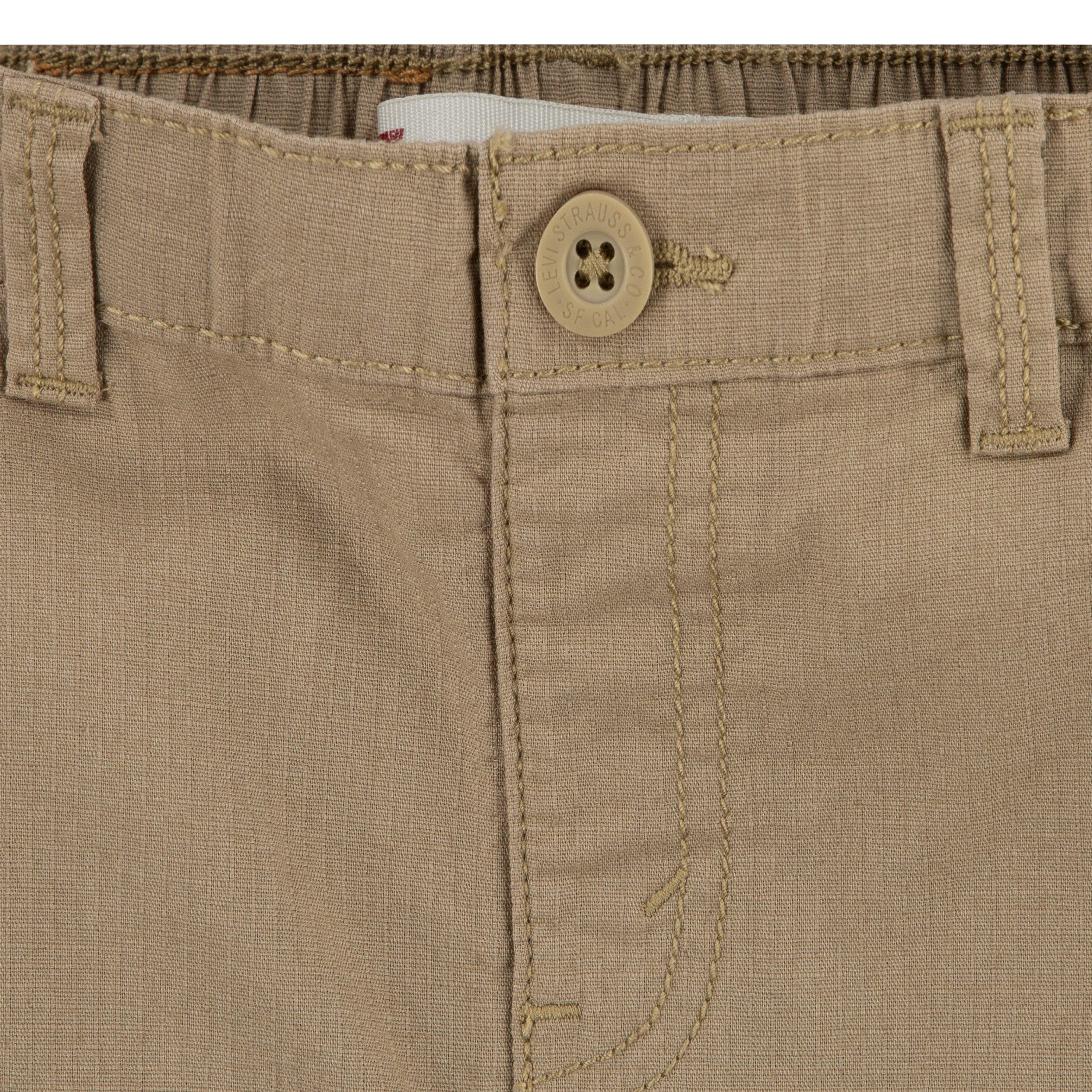 Levi's Little Boys' Elastic Waistband Cargo Shorts - Gold - GOLD Thumbnail View 4