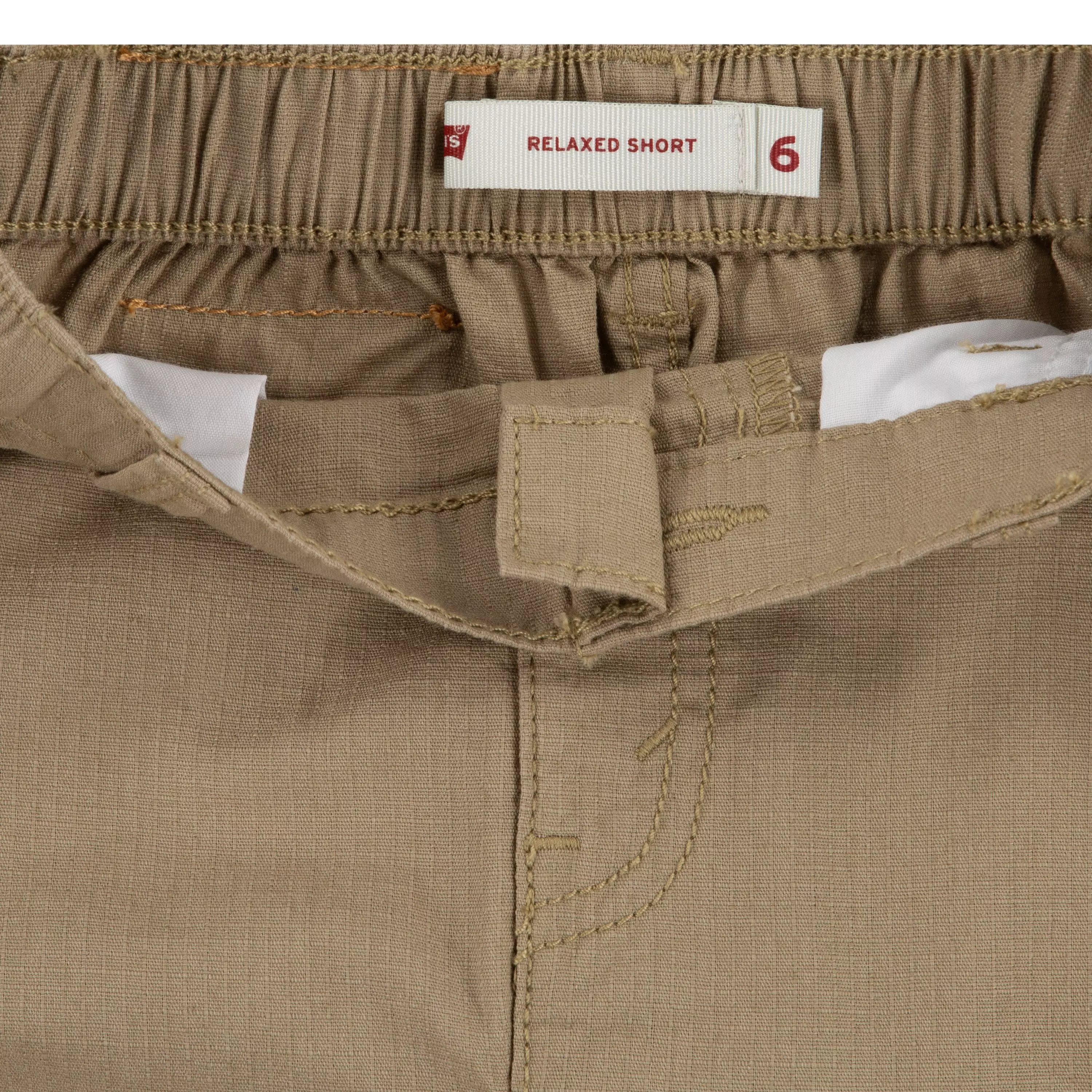Levi's Little Boys' Elastic Waistband Cargo Shorts -Gold - GOLD