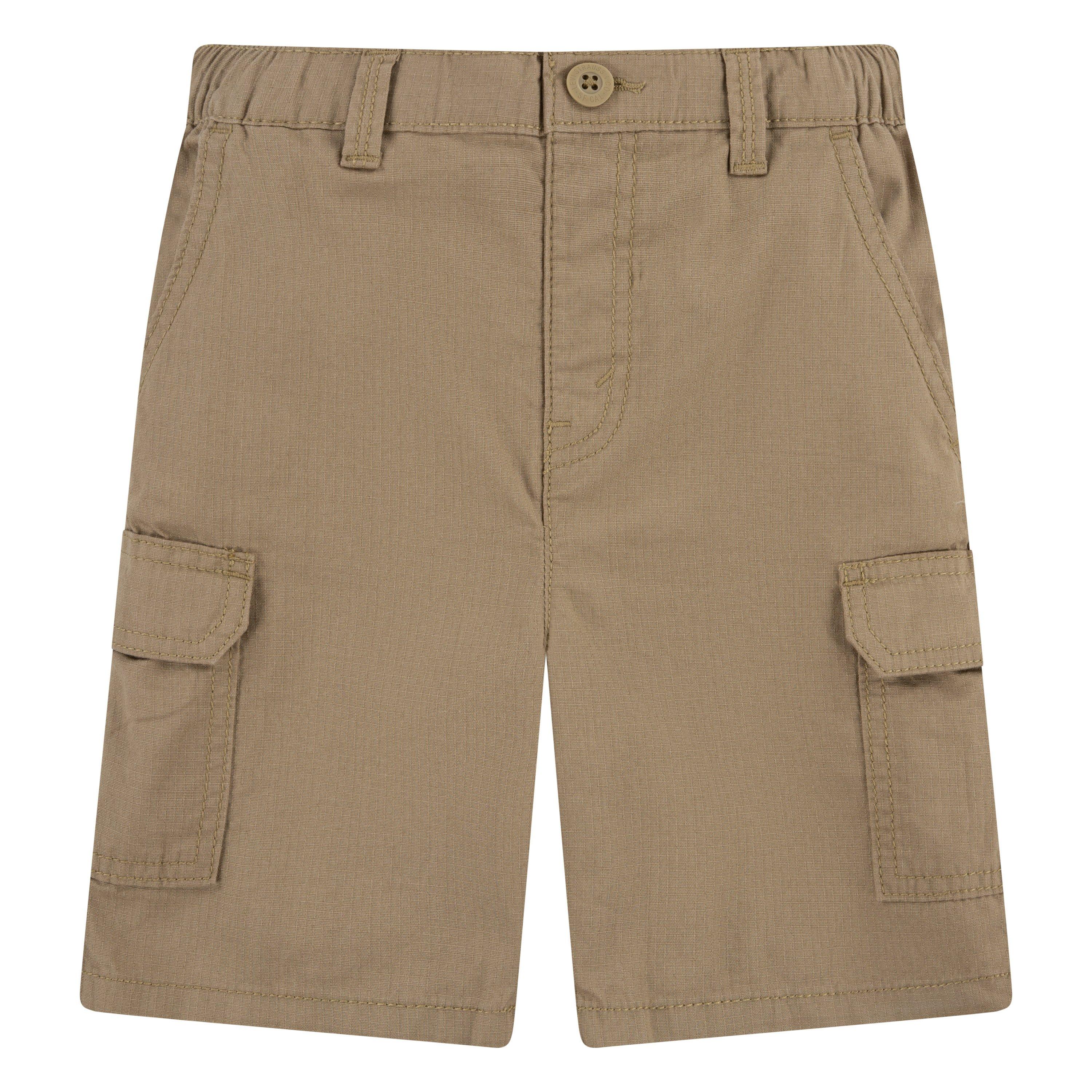 Levi's Little Boys' Elastic Waistband Cargo Shorts - Gold - GOLD Thumbnail View 9