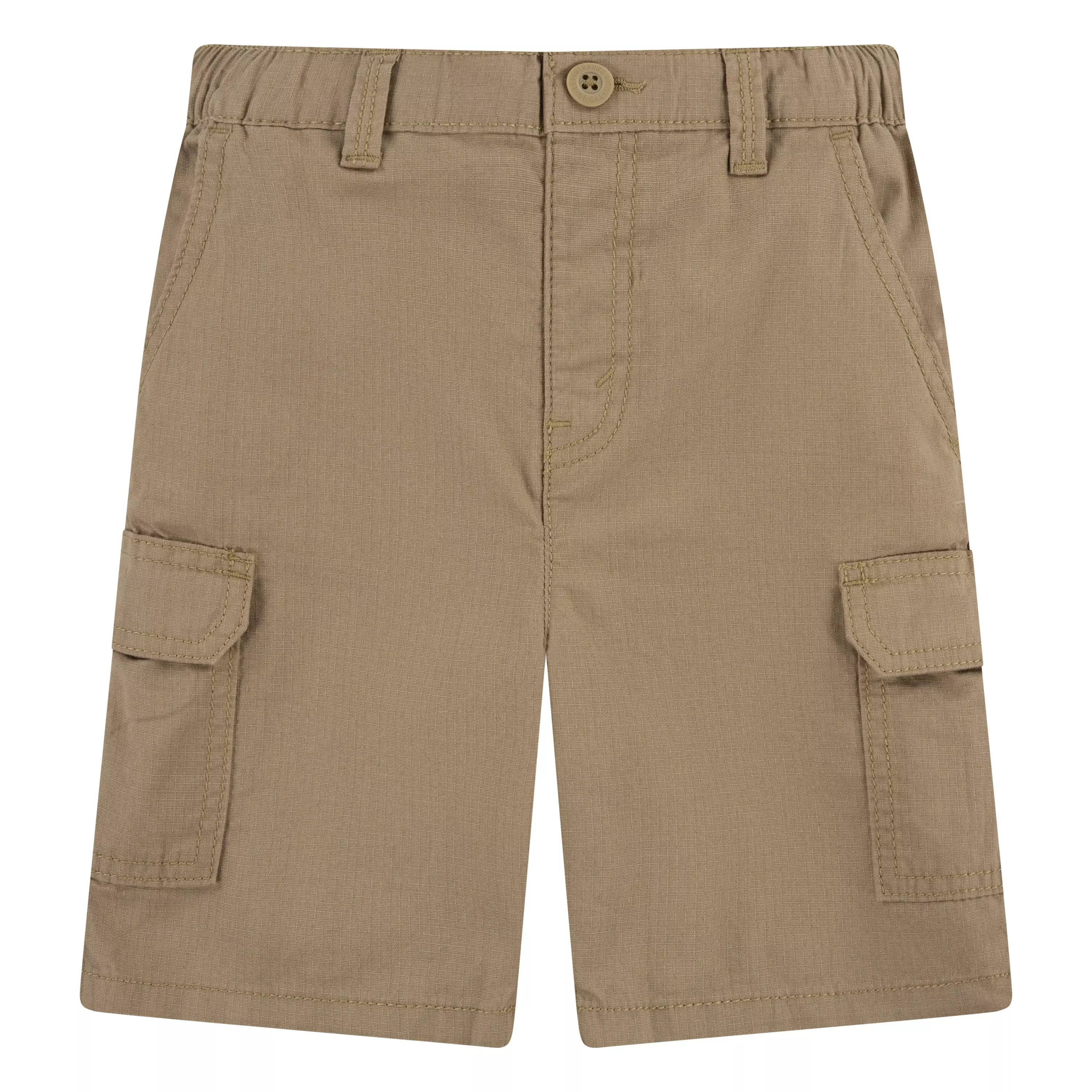 Levi's Little Boys' Elastic Waistband Cargo Shorts -Gold - GOLD