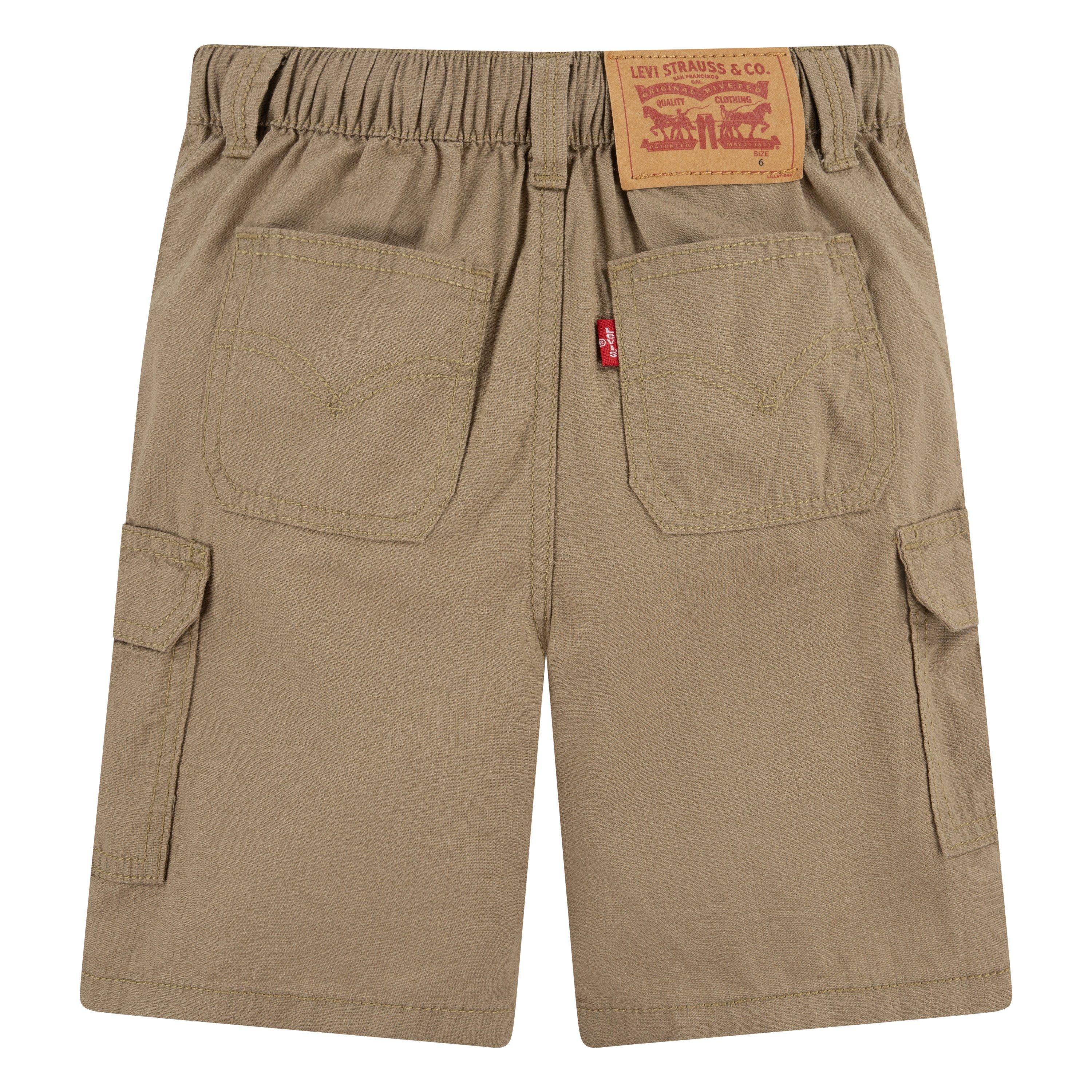 Levi's Elastic Waistband Little Boys' Gold Cargo Shorts