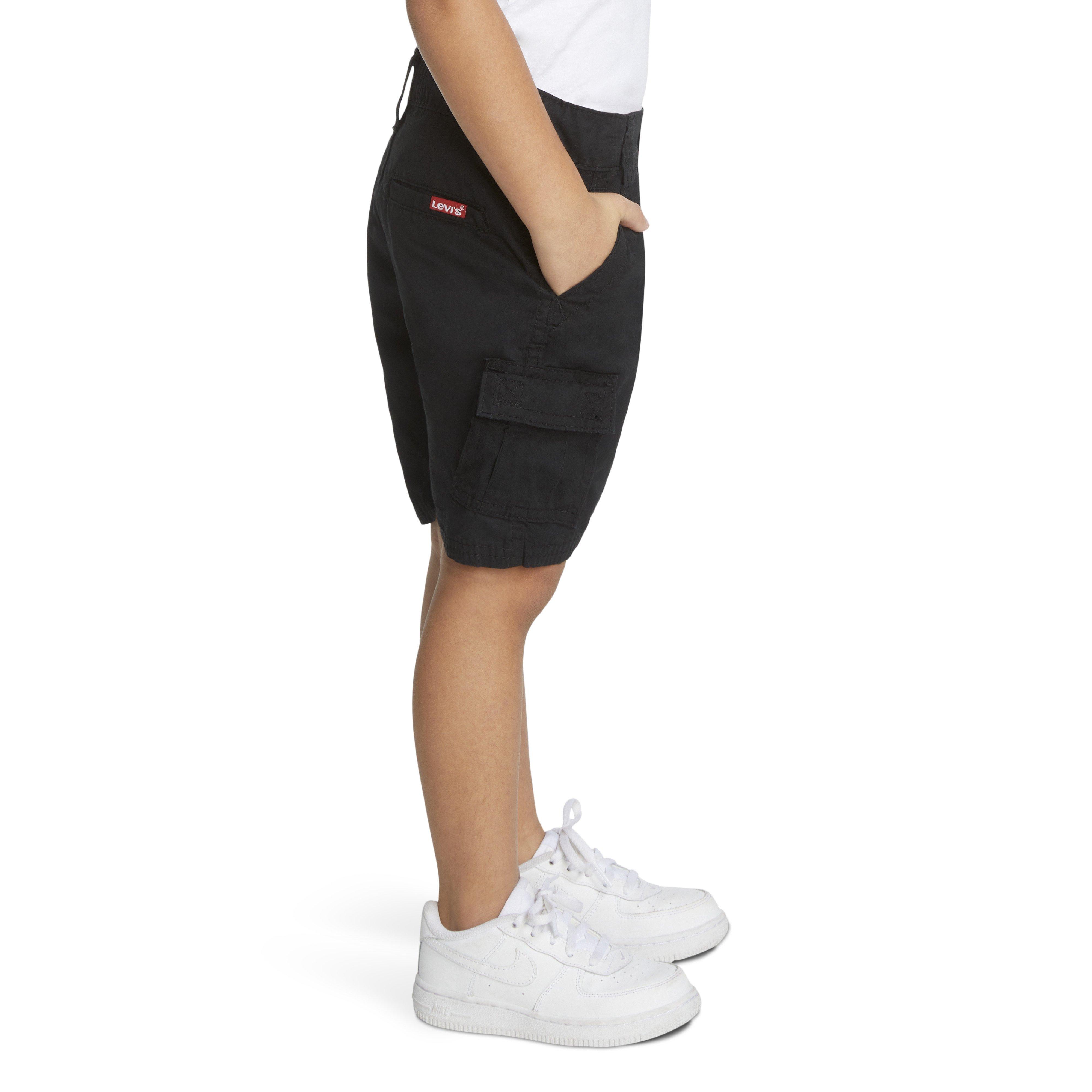 Levi's Red Tab Relaxed Toddler Boys' Black Cargo Shorts - BLACK Thumbnail View 3