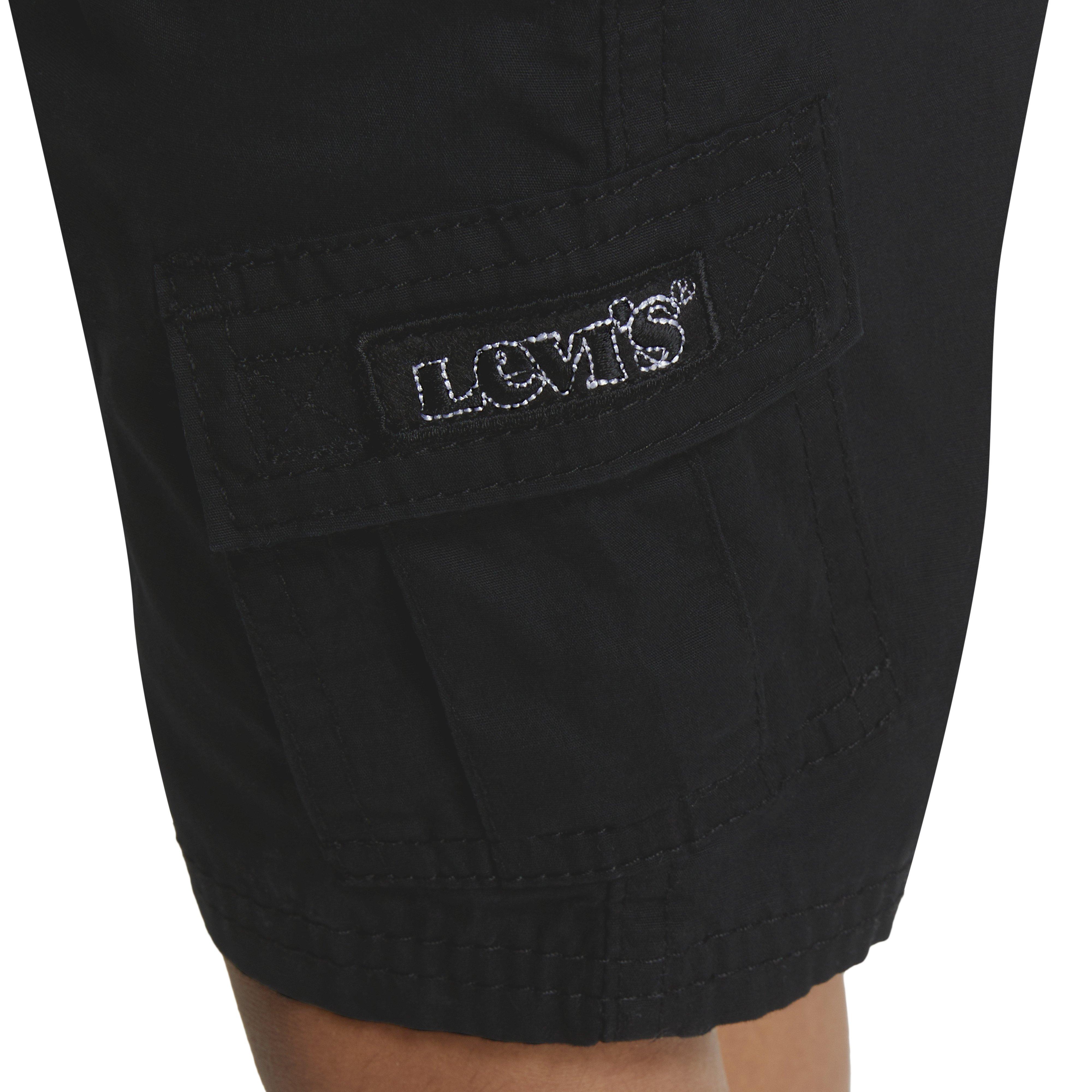 Levi's Red Tab Relaxed Toddler Boys' Black Cargo Shorts - BLACK Thumbnail View 6