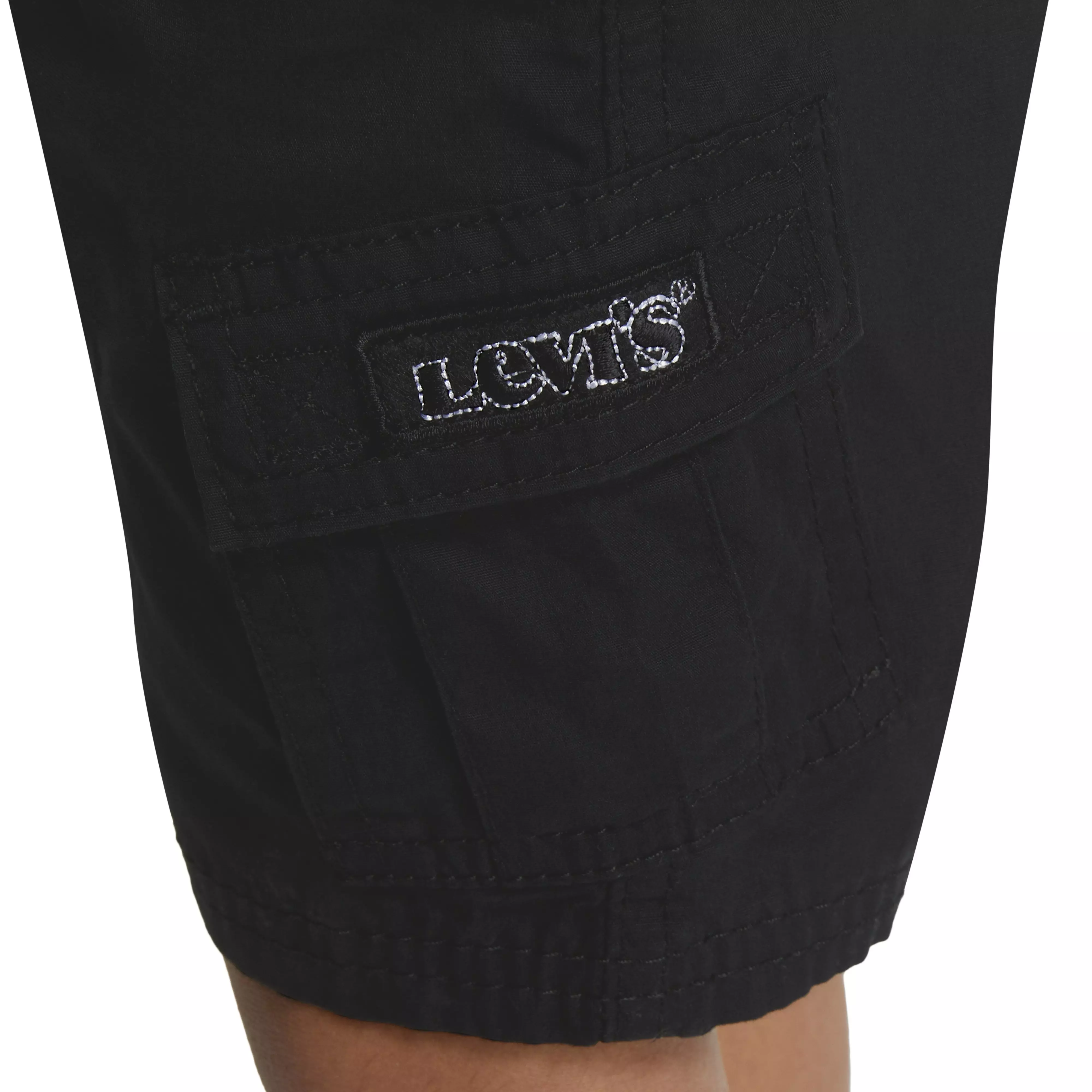 Levi's Red Tab Relaxed Toddler Boys' Black Cargo Shorts - BLACK