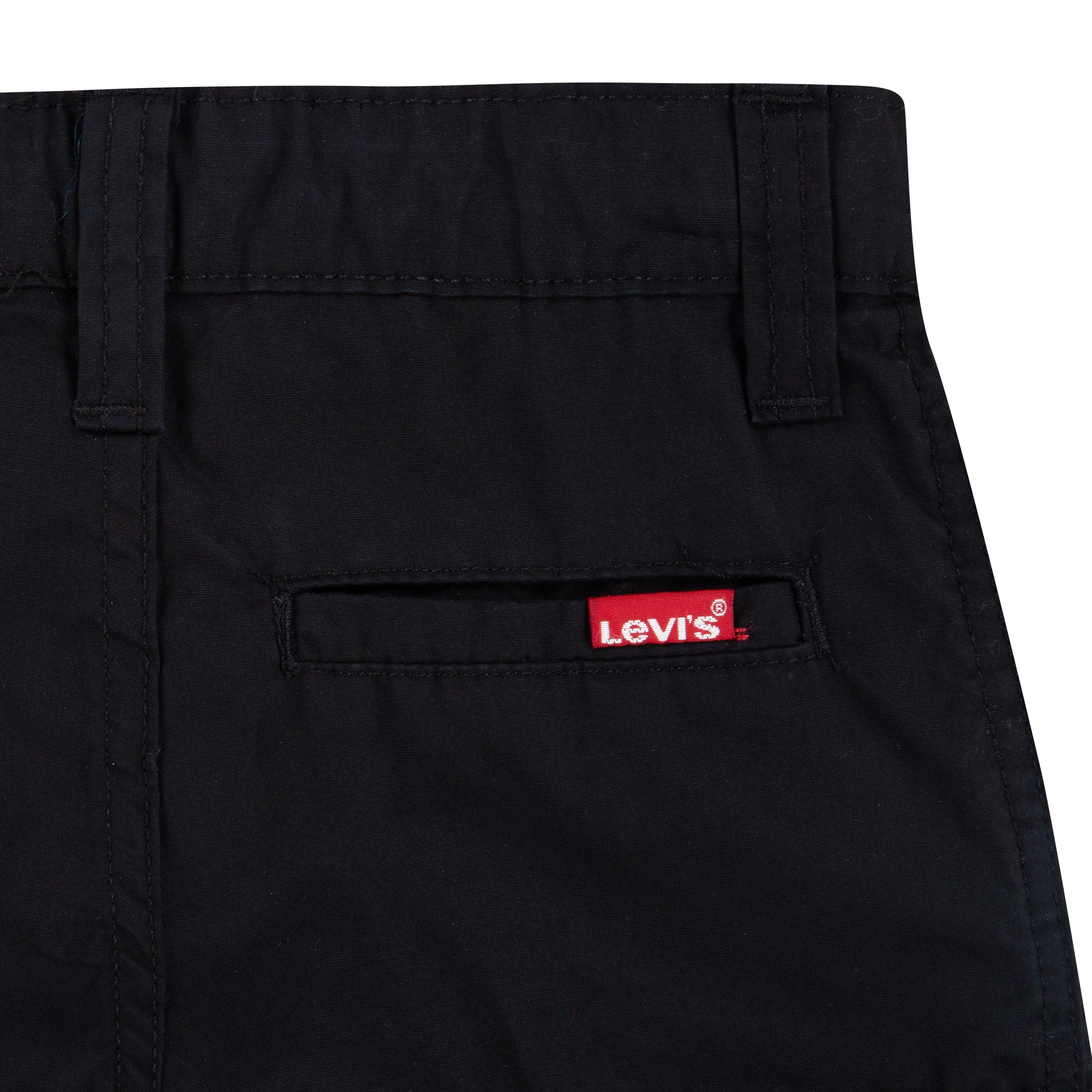 Levi's Red Tab Relaxed Toddler Boys' Black Cargo Shorts