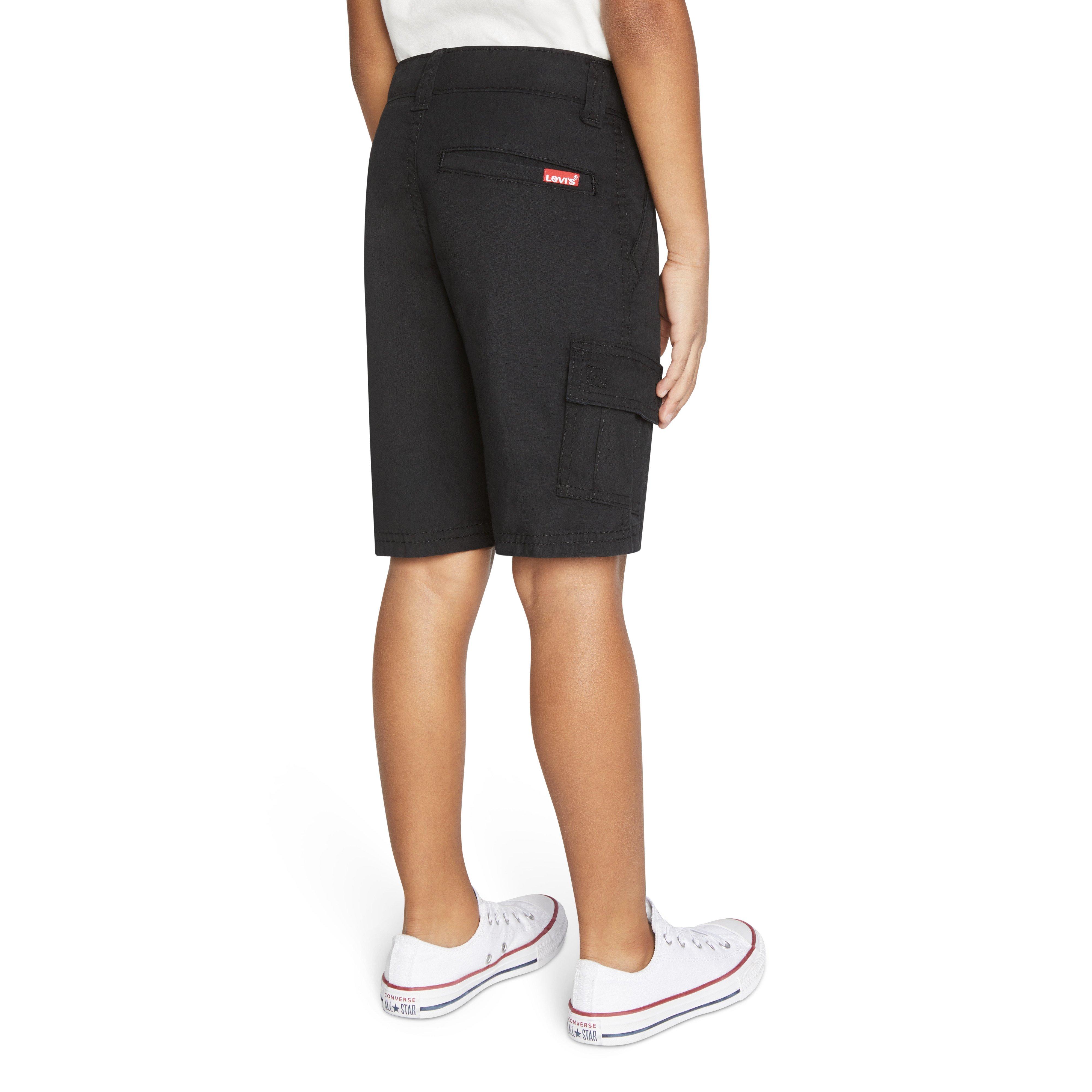 Levi's Red Tab Relaxed Little Boys' Black Cargo Shorts