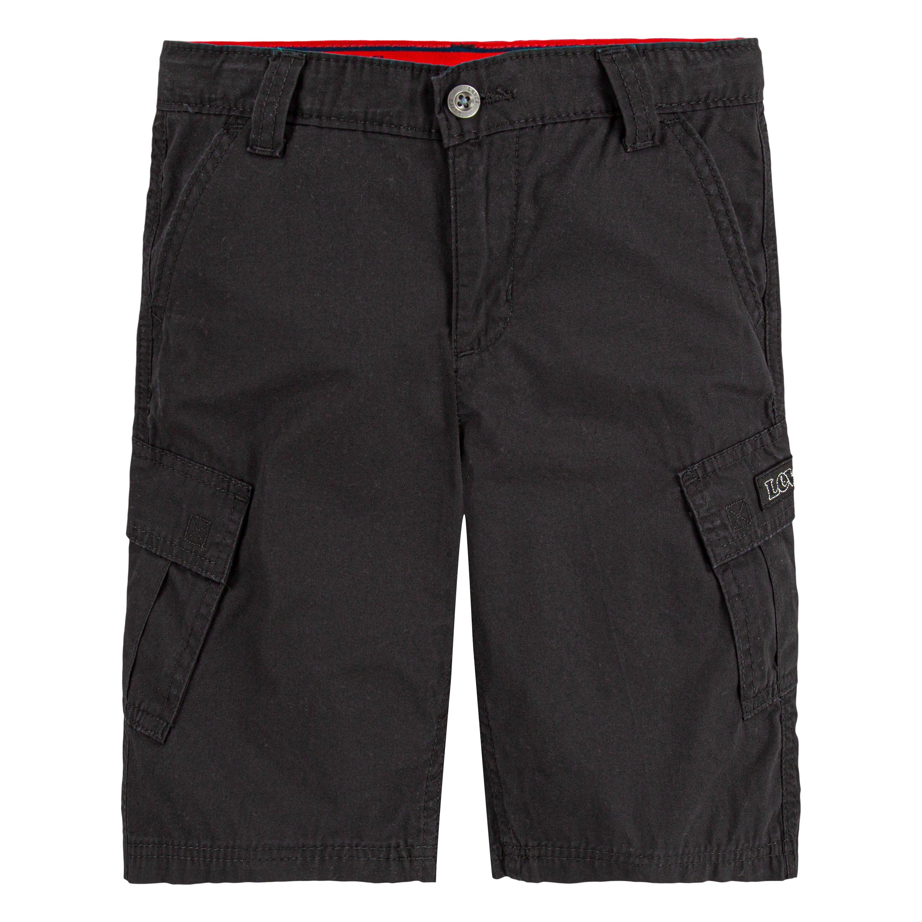 Levi's Red Tab Relaxed Little Boys' Black Cargo Shorts - BLACK Thumbnail View 8