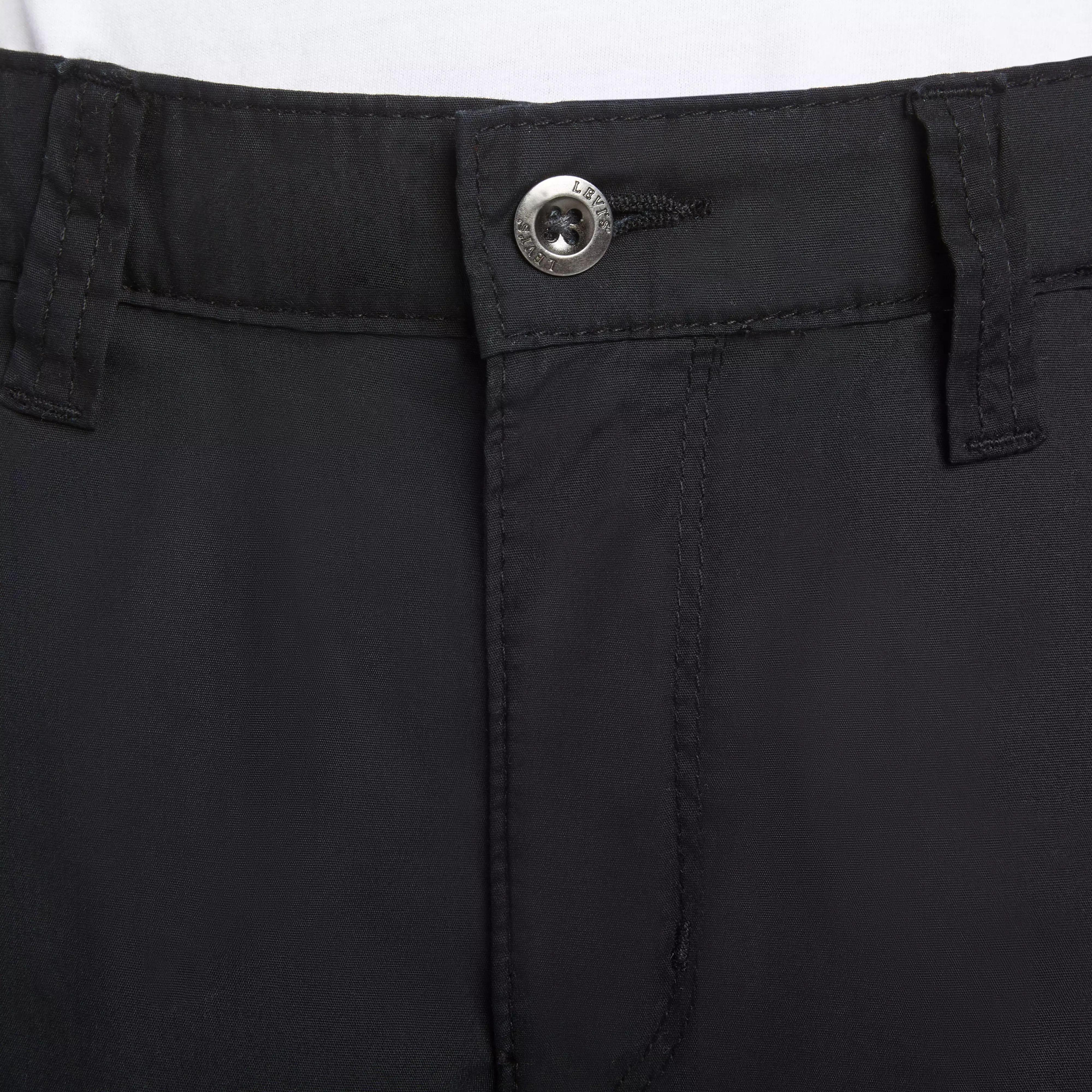 Levi's Big Boys' Red Tab Relaxed Cargo Shorts - Black - BLACK