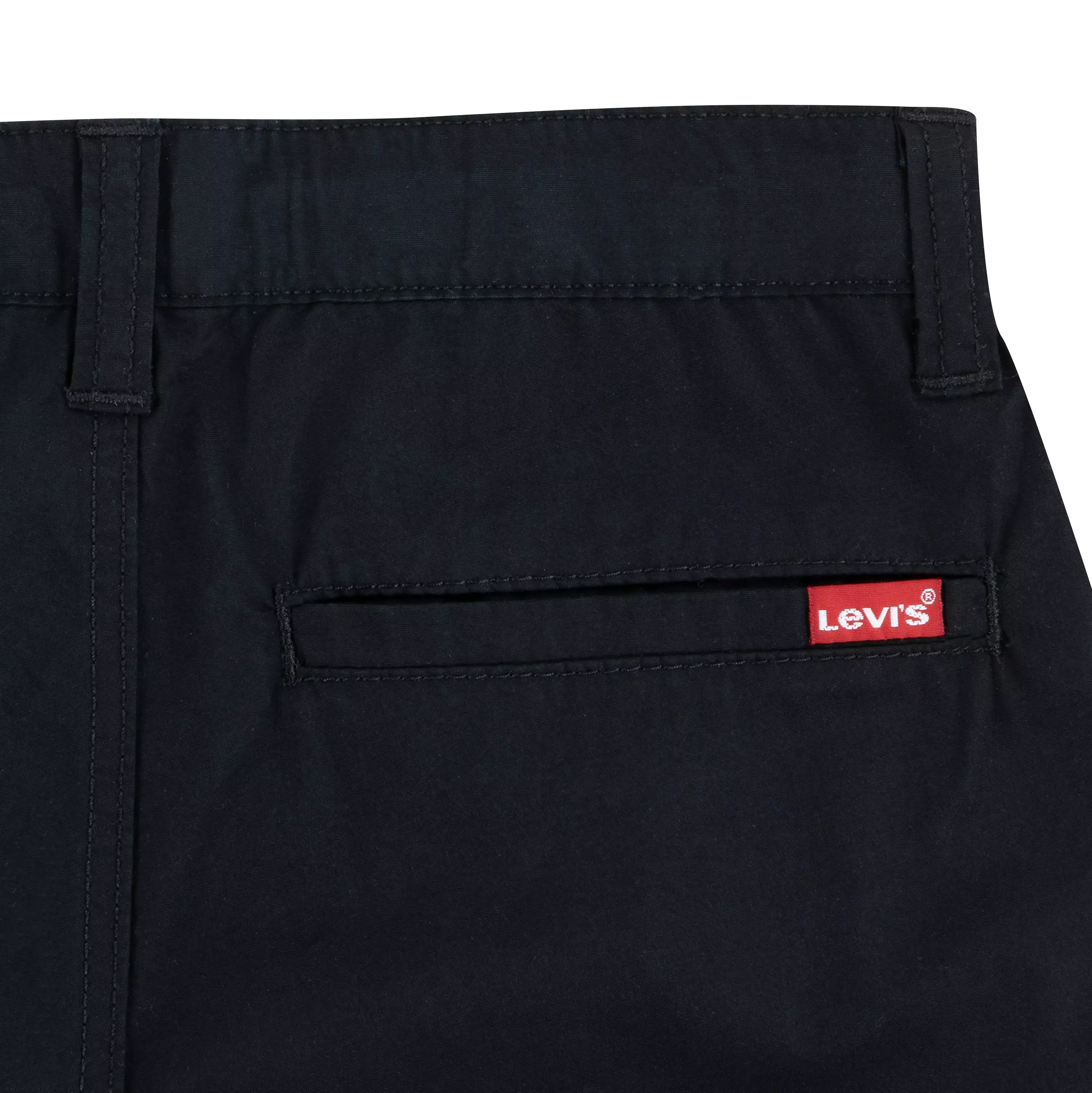 Levi's Red Tab Relaxed Big Boys' Black Cargo Shorts - BLACK