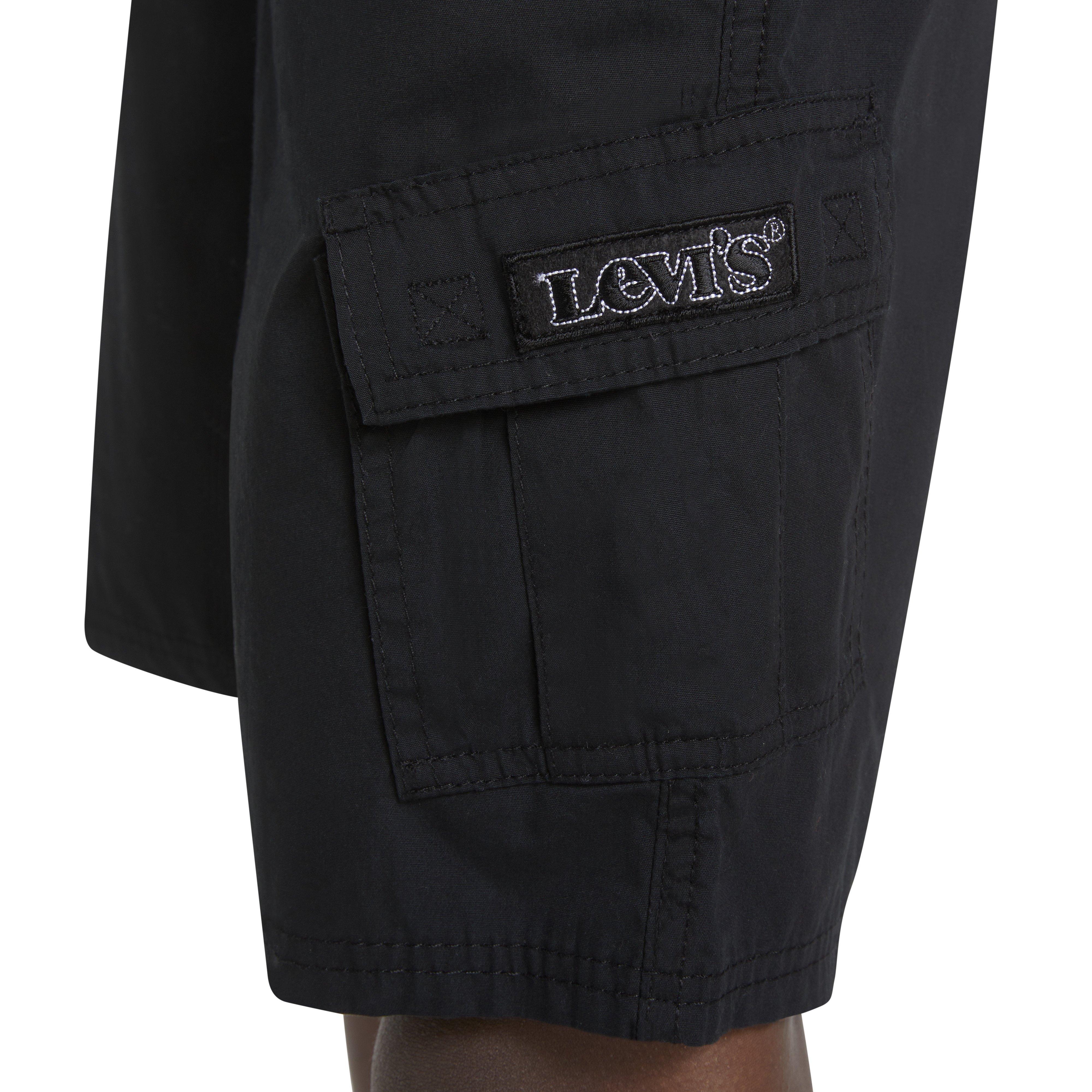 Levi's Big Boys' Red Tab Relaxed Cargo Shorts - Black - BLACK Thumbnail View 7