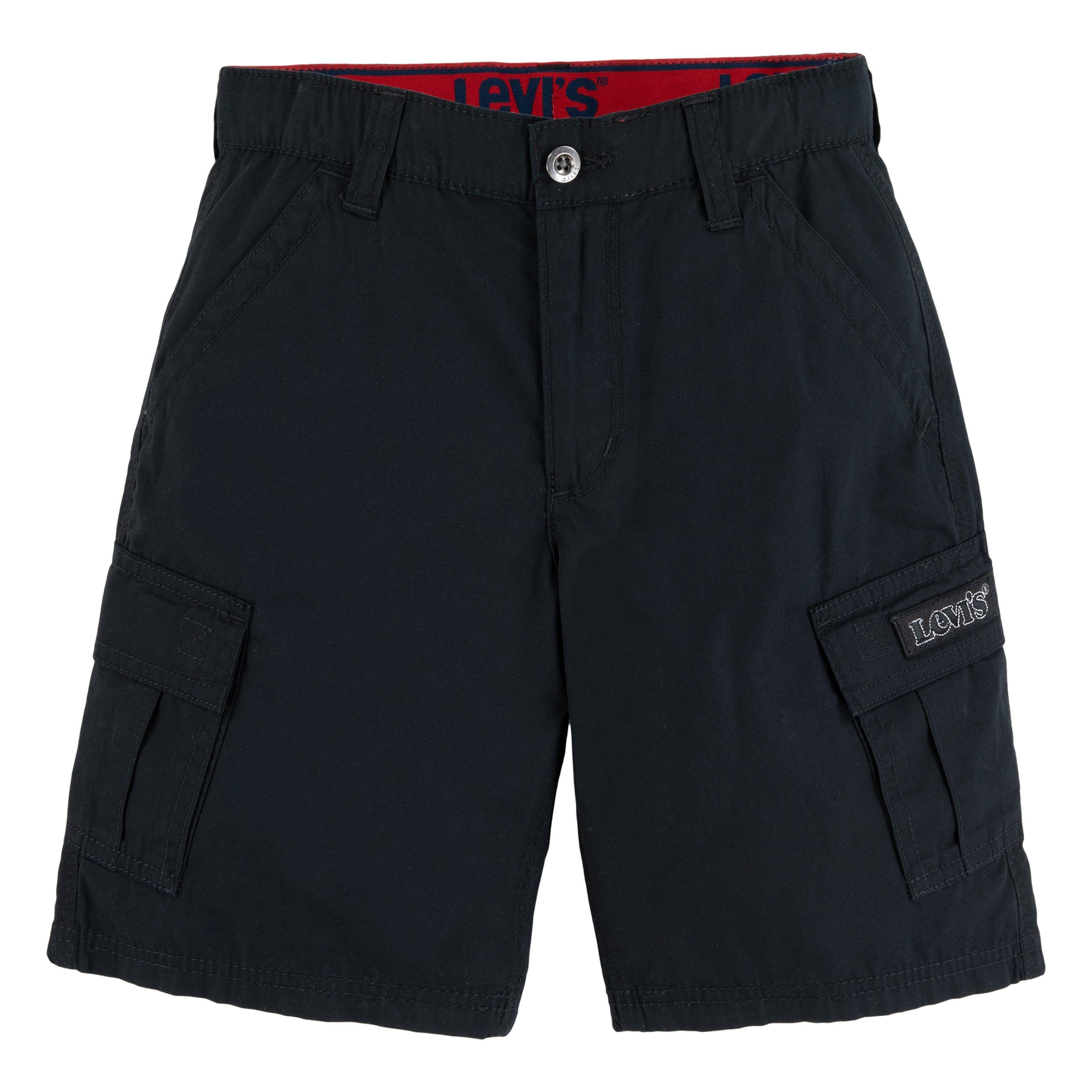 Levi's Red Tab Relaxed Big Boys' Black Cargo Shorts - BLACK Thumbnail View 9