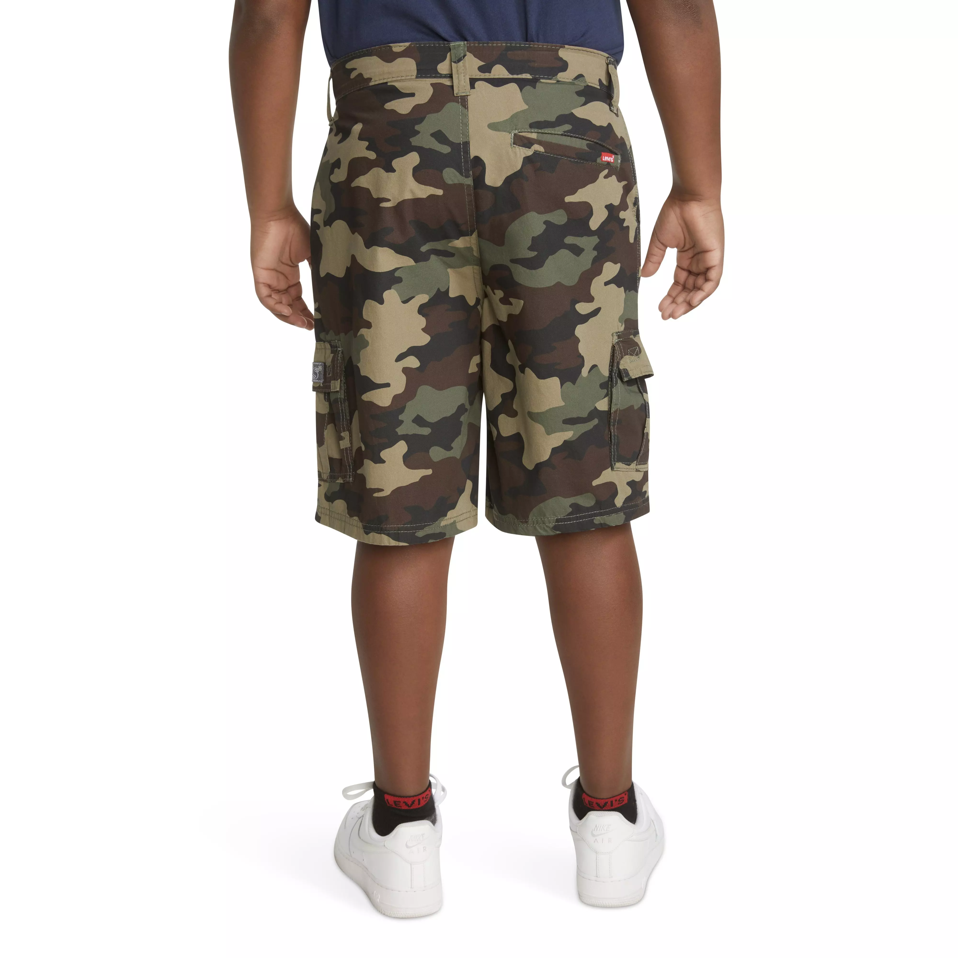 Levi's Red Tab Relaxed Big Boys' Camo Cargo Shorts - CAMOUFLAGE
