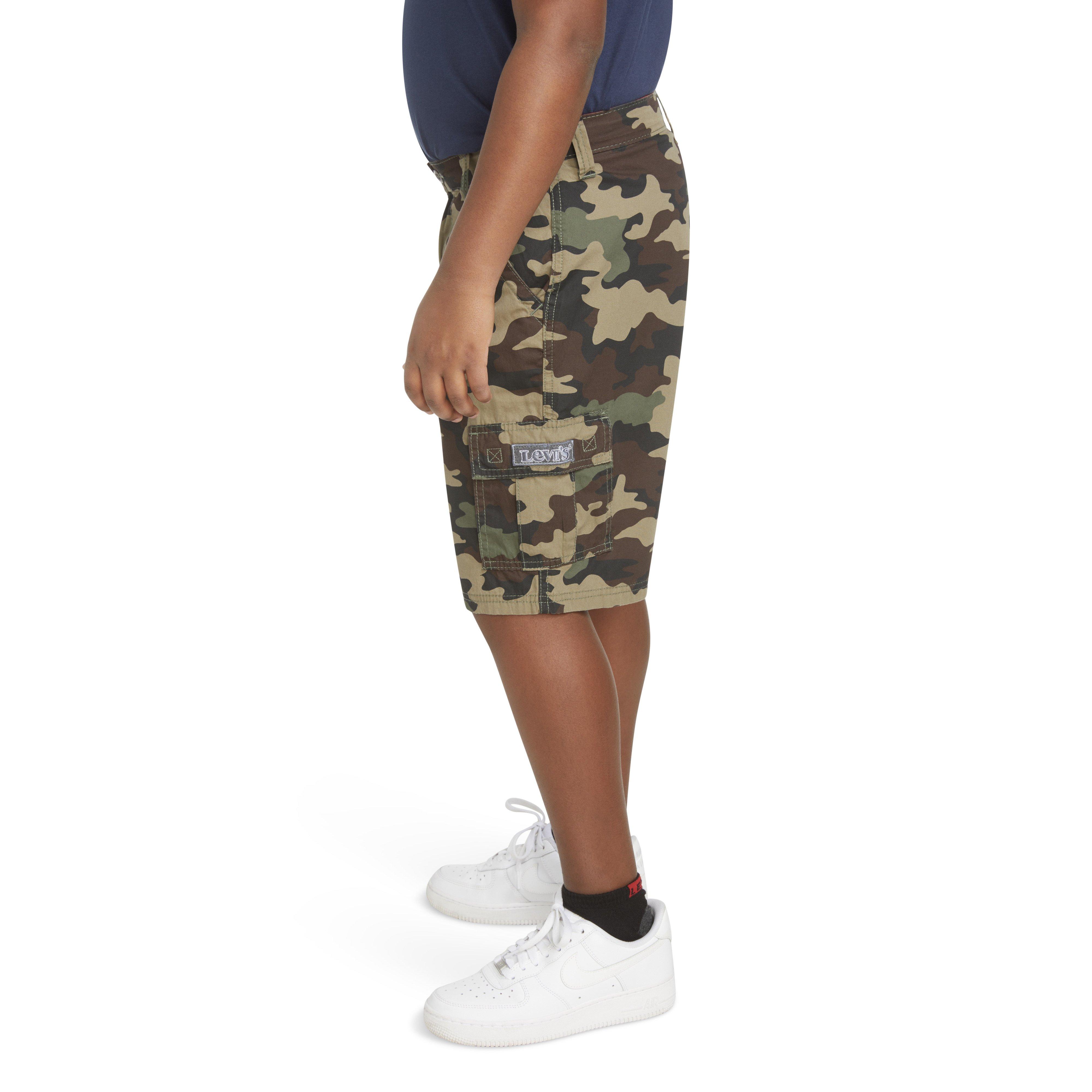 Levi's Red Tab Relaxed Big Boys' Camo Cargo Shorts - CAMOUFLAGE Thumbnail View 3