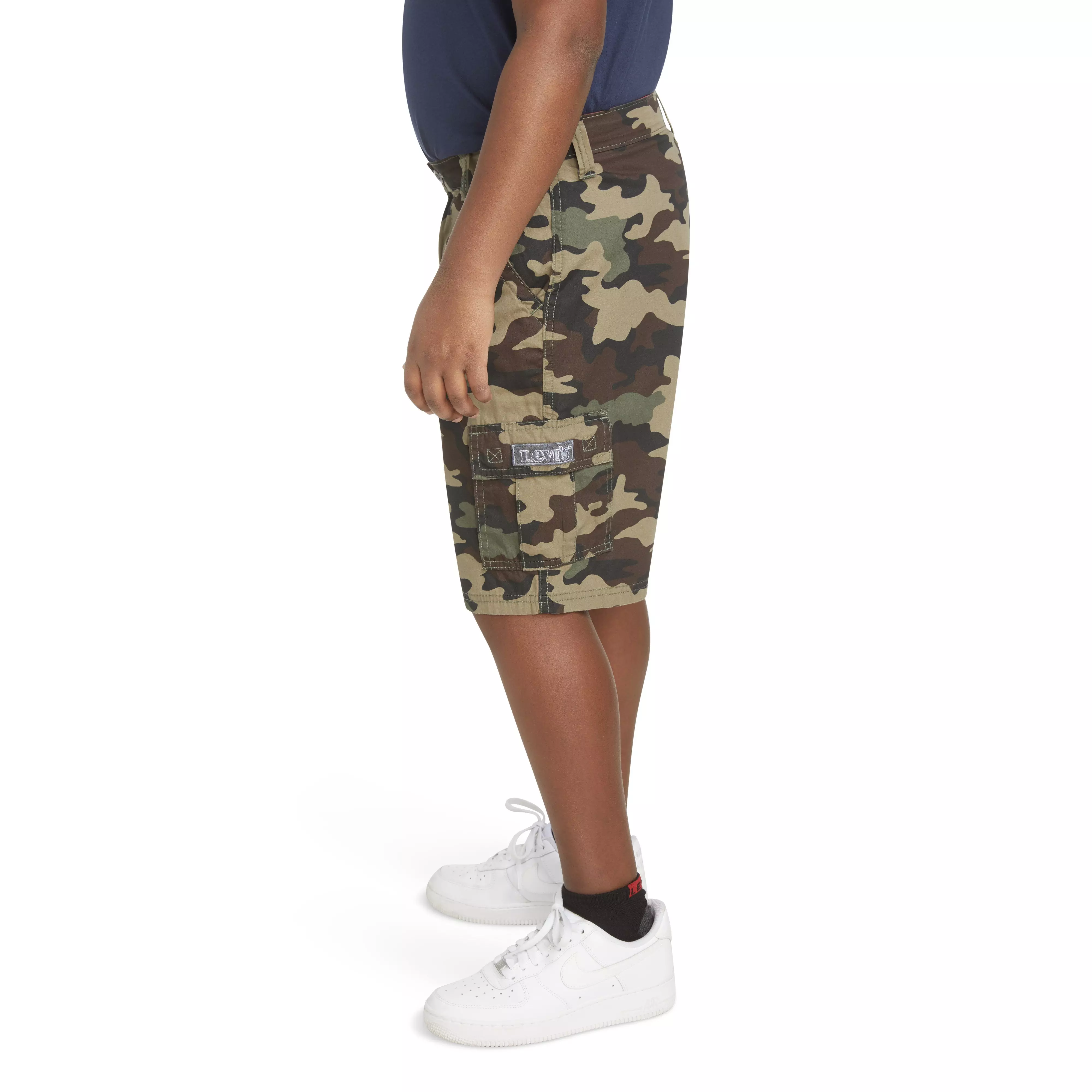 Levi's Red Tab Relaxed Big Boys' Camo Cargo Shorts - CAMOUFLAGE