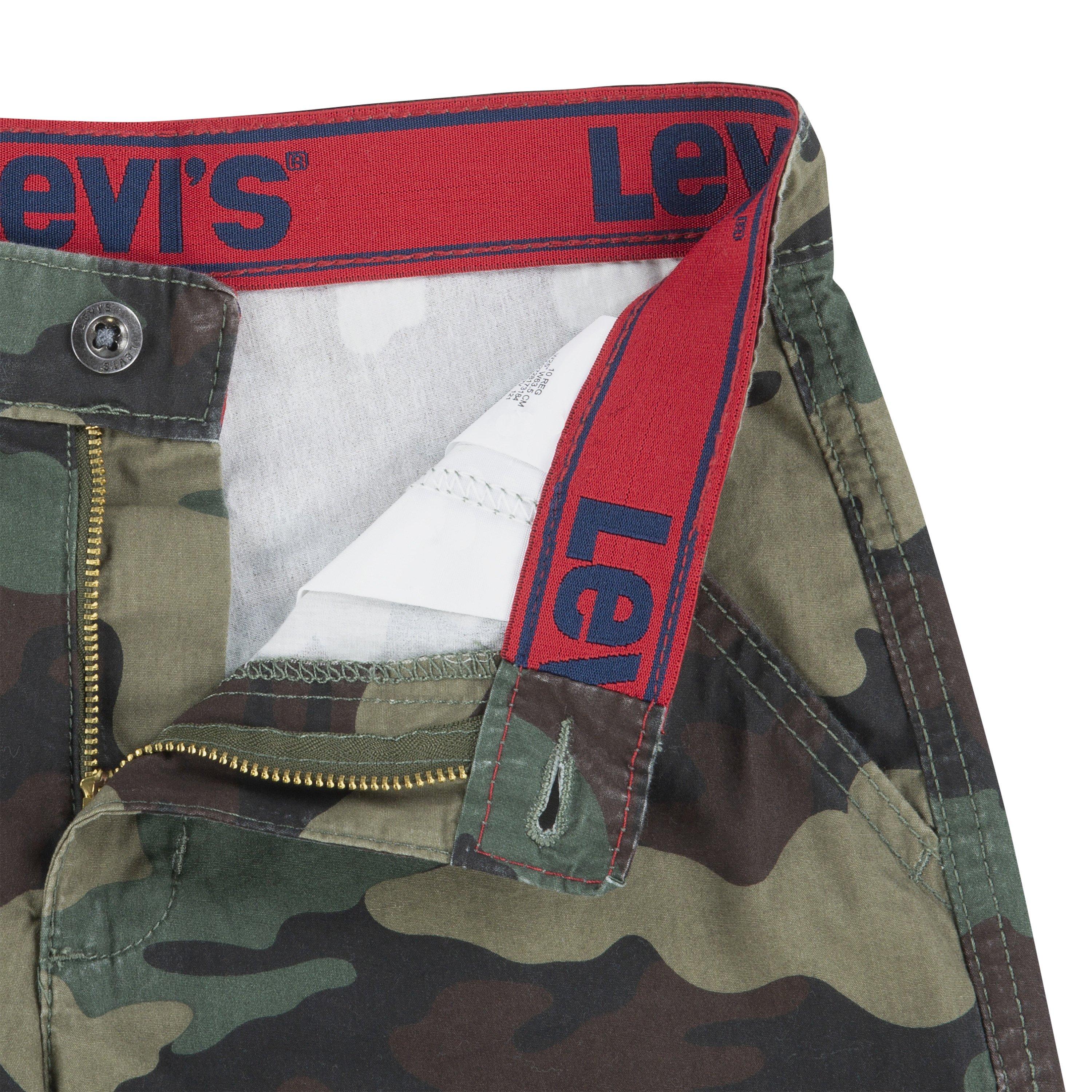 Levi's Red Tab Relaxed Big Boys' Camo Cargo Shorts - CAMOUFLAGE Thumbnail View 5