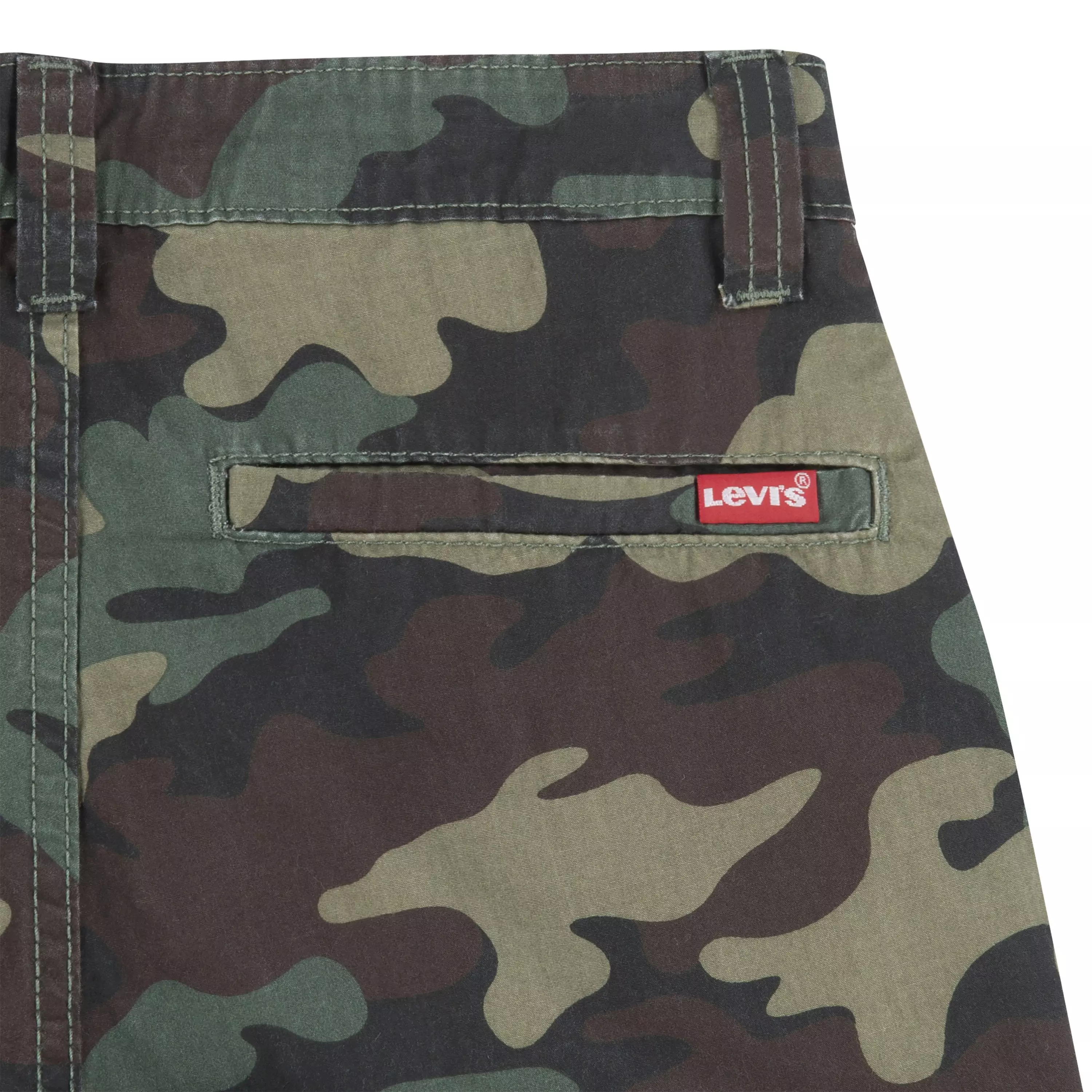 Levi's Red Tab Relaxed Big Boys' Camo Cargo Shorts - CAMOUFLAGE