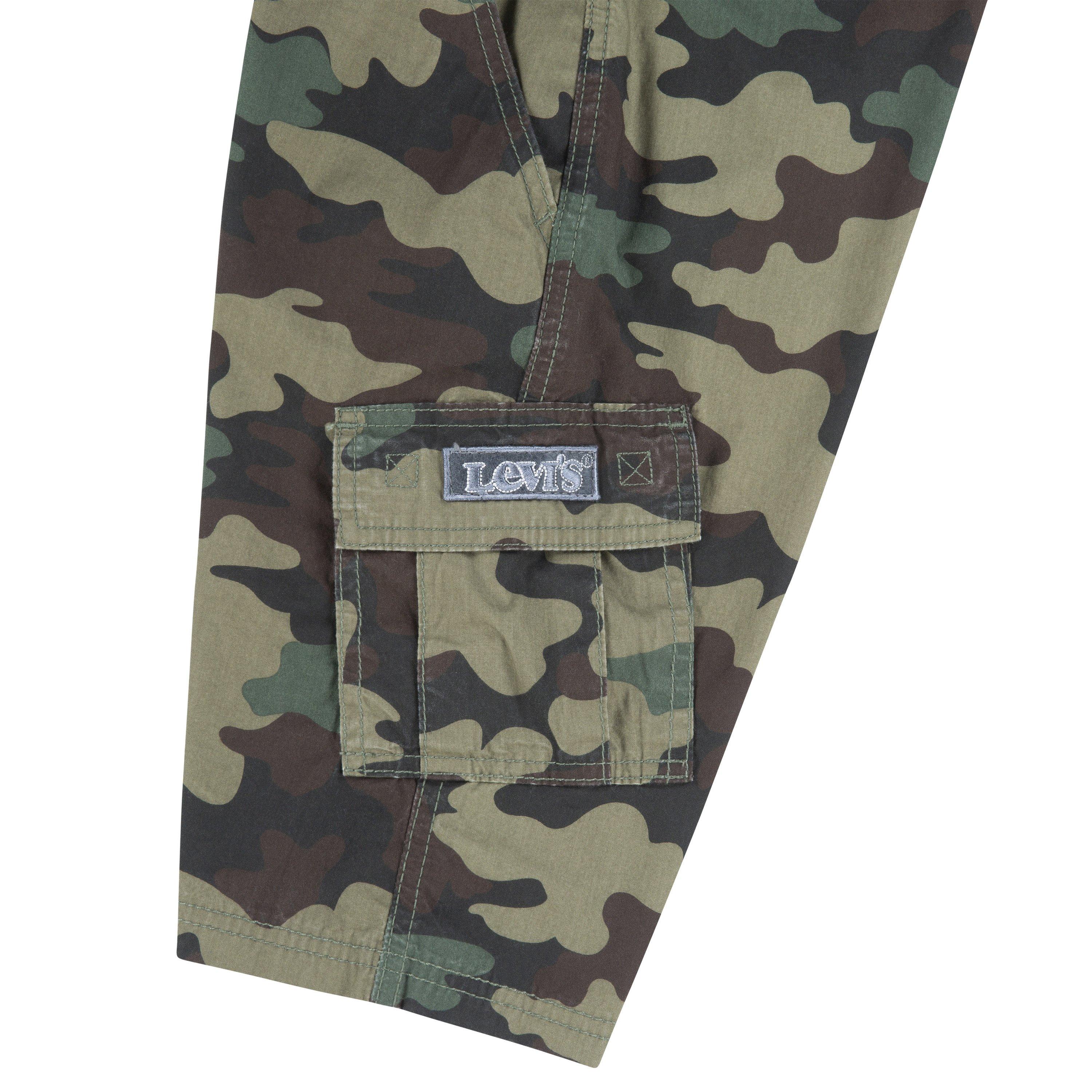 Levi's Big Boys' Red Tab Relaxed Cargo Shorts - Camo - CAMOUFLAGE Thumbnail View 7