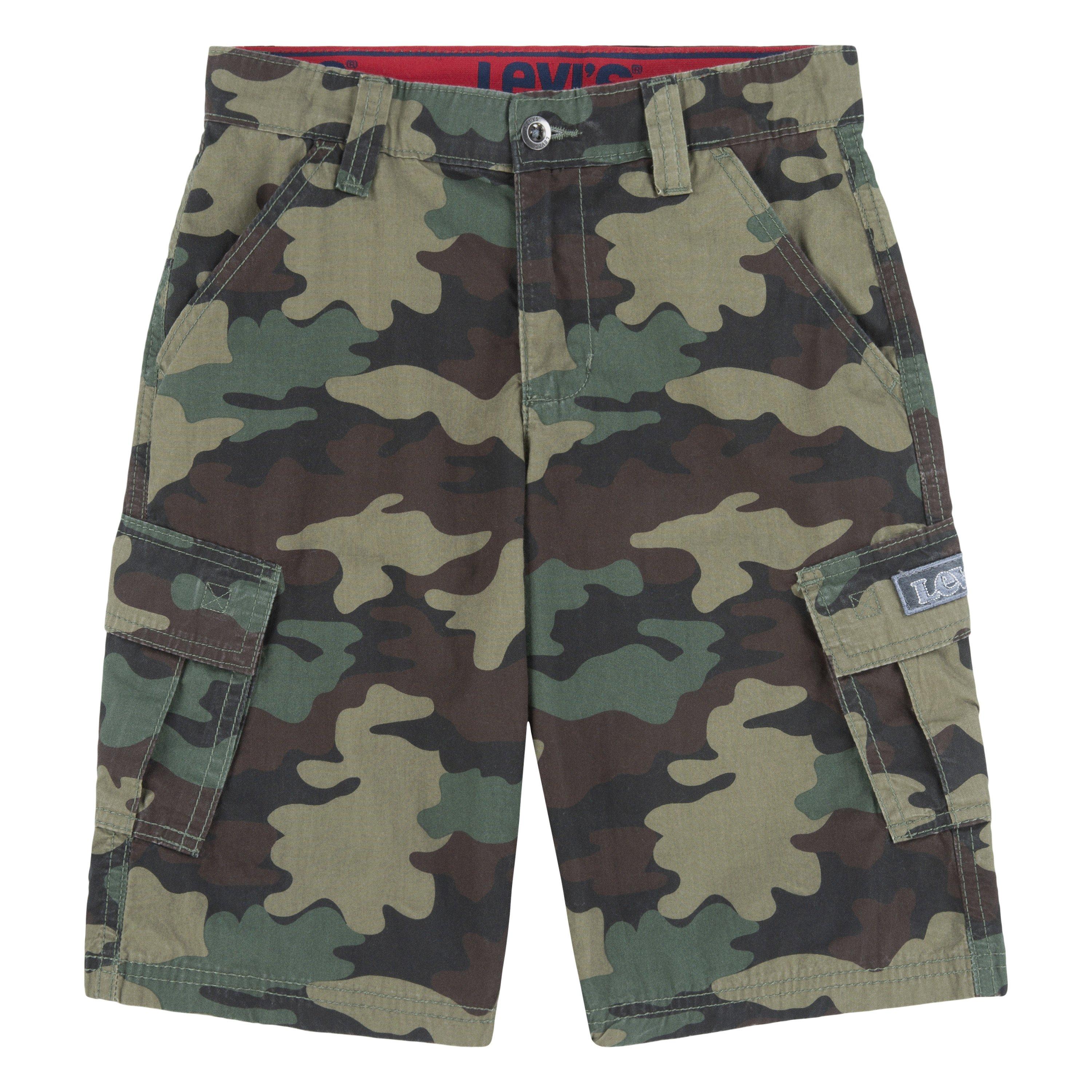 Levi's Big Boys' Red Tab Relaxed Cargo Shorts - Camo - CAMOUFLAGE Thumbnail View 9