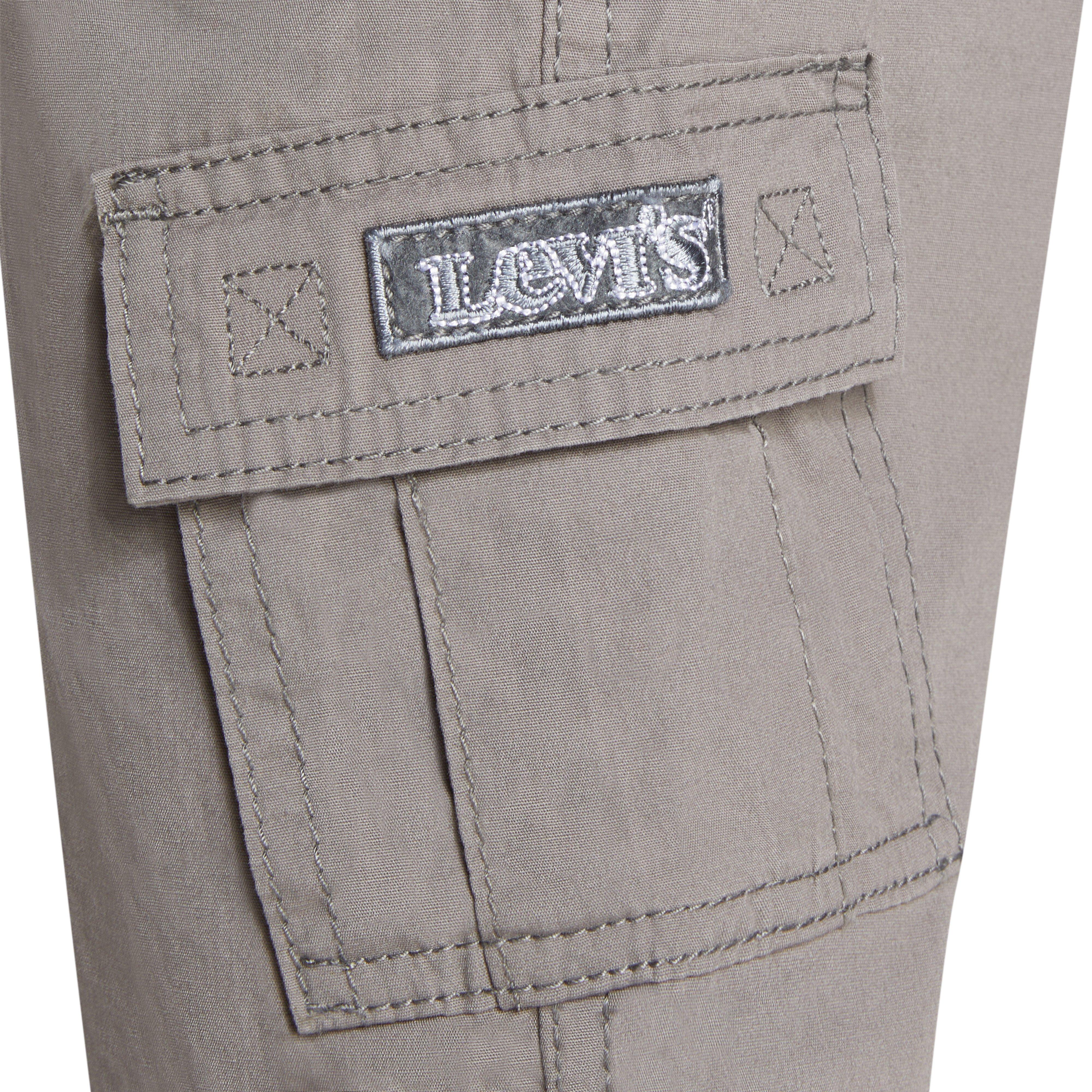 Levi's Red Tab Relaxed Toddler Boys' Grey Cargo Shorts - GREY Thumbnail View 4