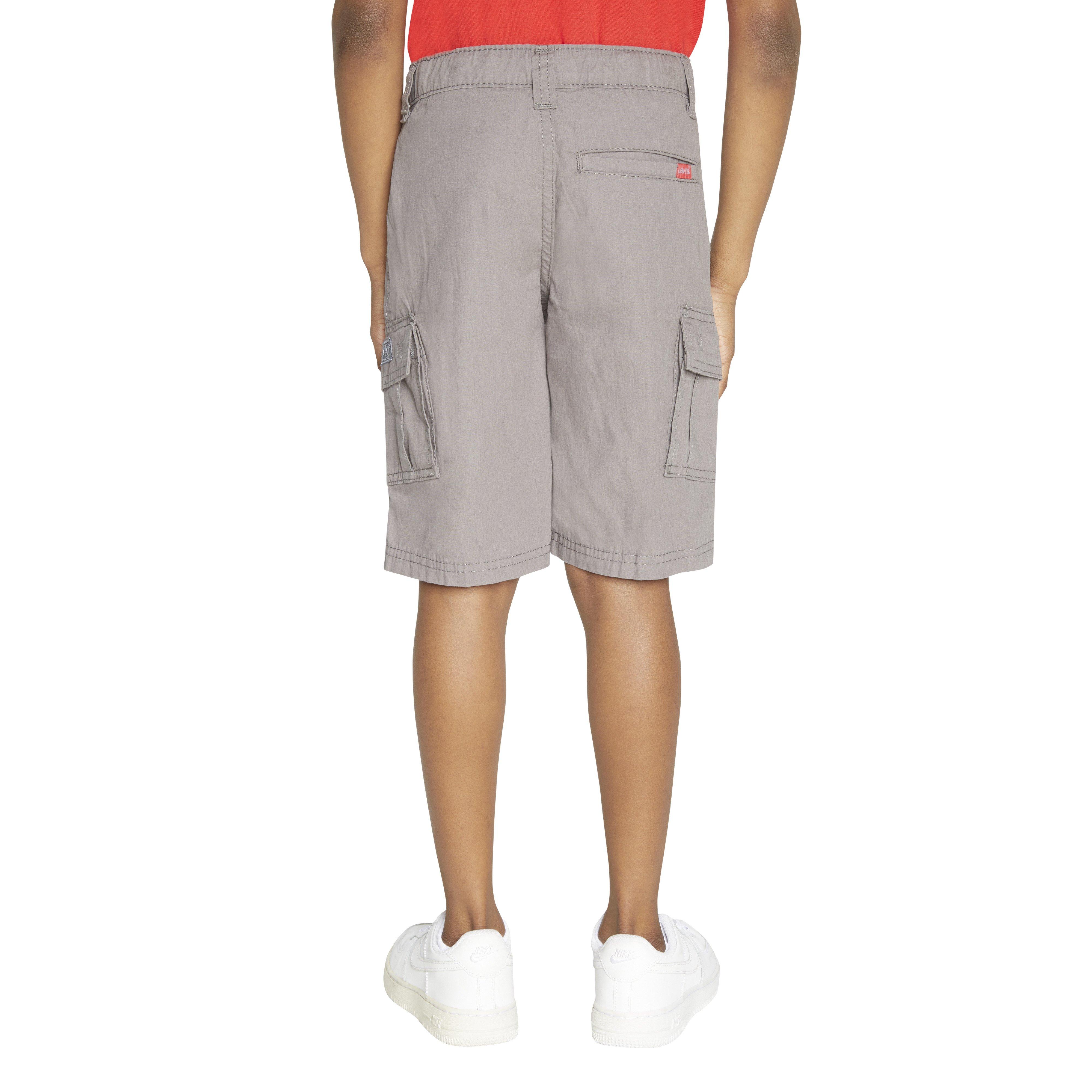Levi's Red Tab Relaxed Little Boys' Grey Cargo Shorts