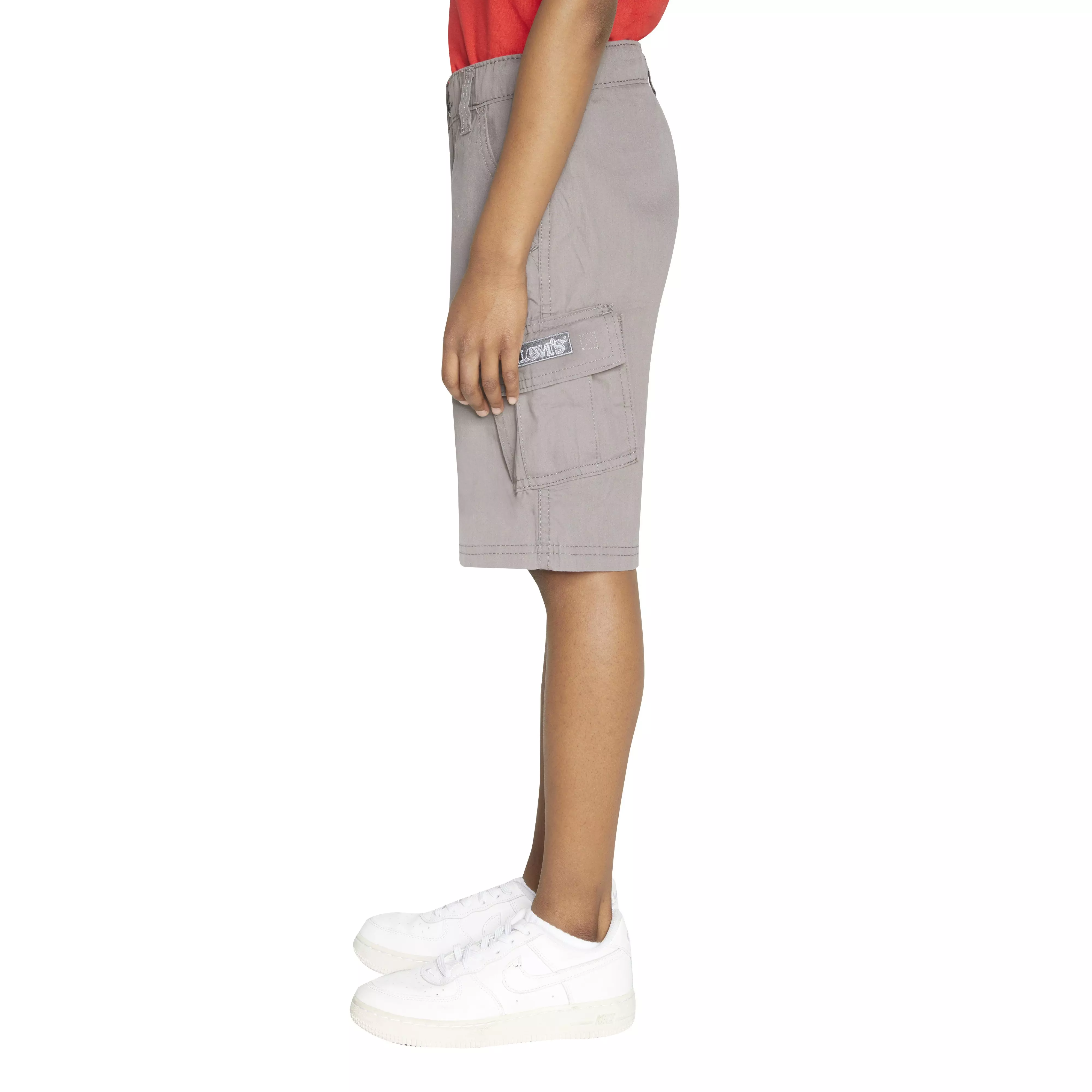 Levi's Little Boys' Red Tab Relaxed Cargo Shorts - Grey - GREY