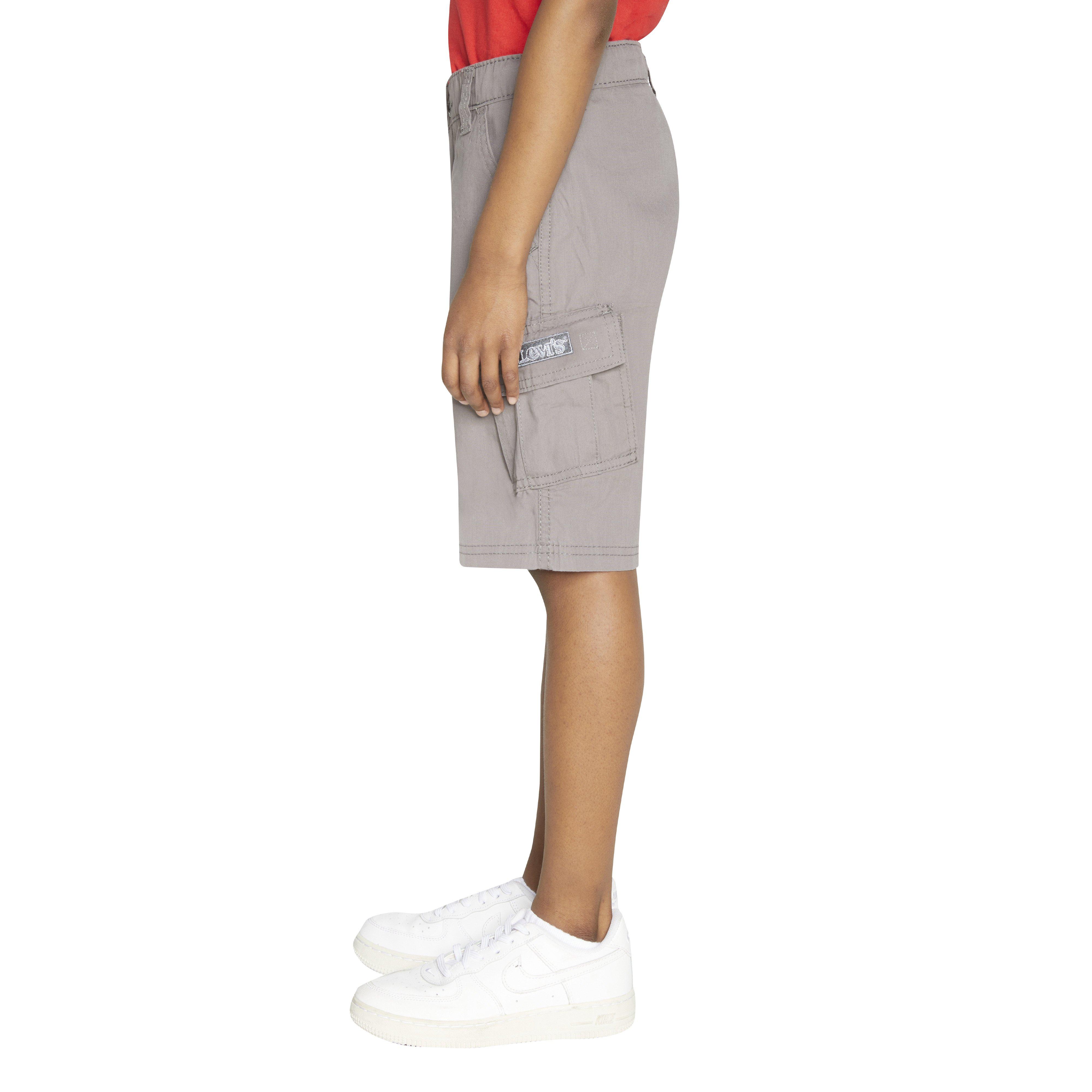 Levi's Red Tab Relaxed Little Boys' Grey Cargo Shorts