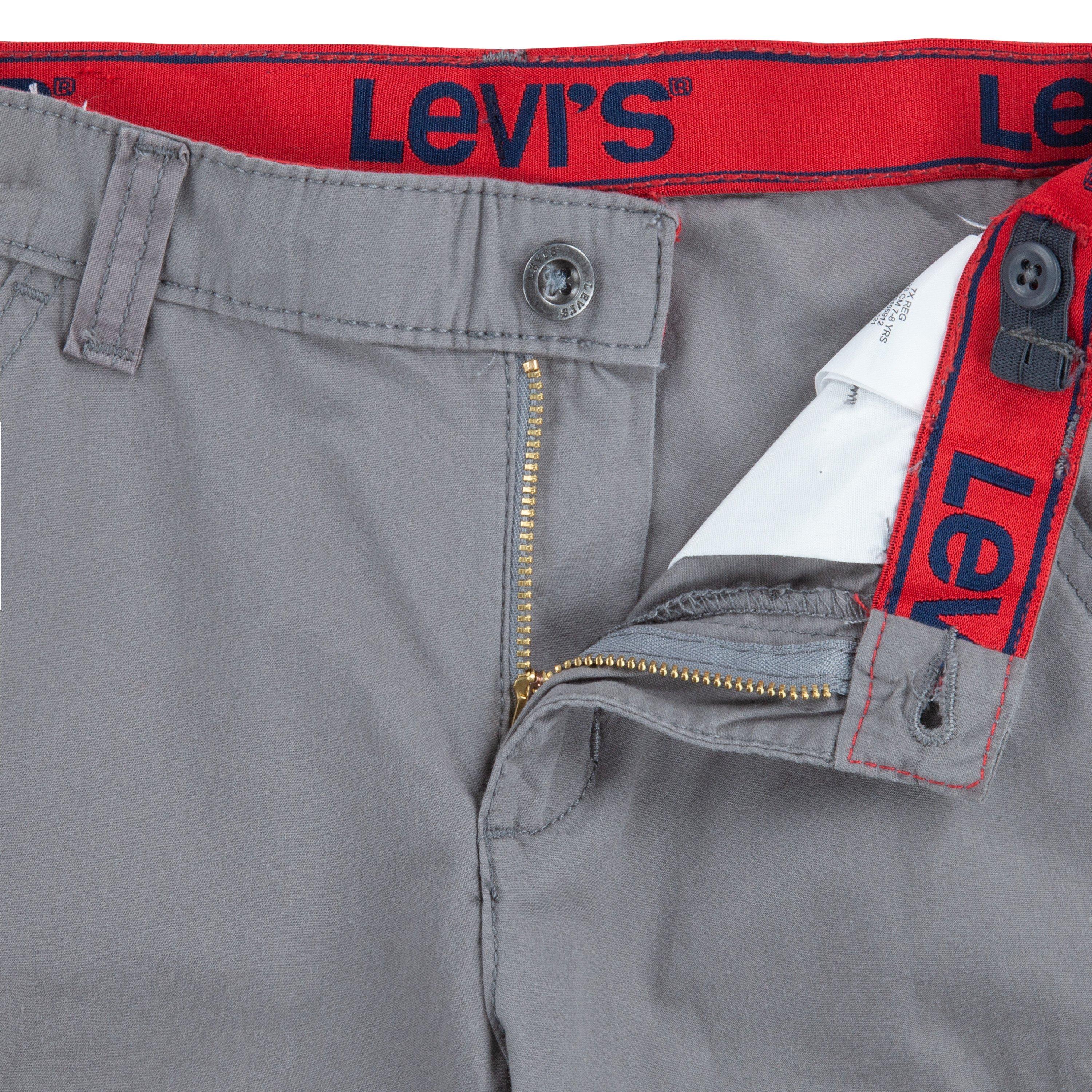 Levi's Little Boys' Red Tab Relaxed Cargo Shorts - Grey - GREY Thumbnail View 5
