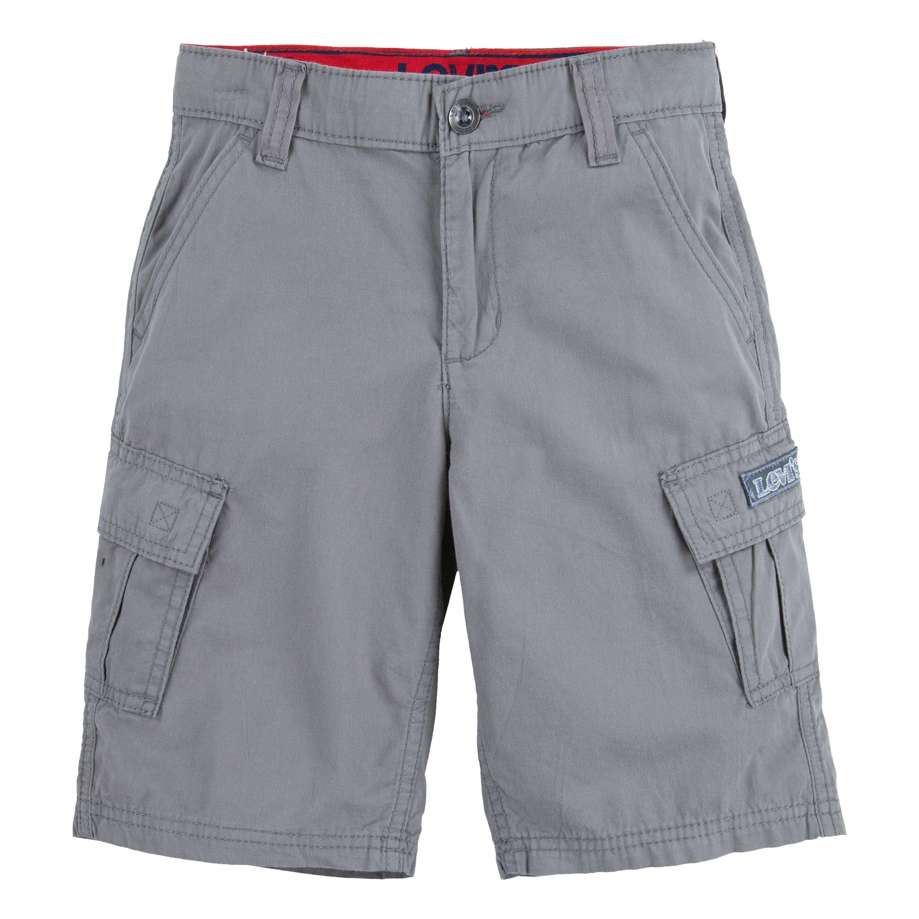 Levi's Little Boys' Red Tab Relaxed Cargo Shorts - Grey - GREY Thumbnail View 8
