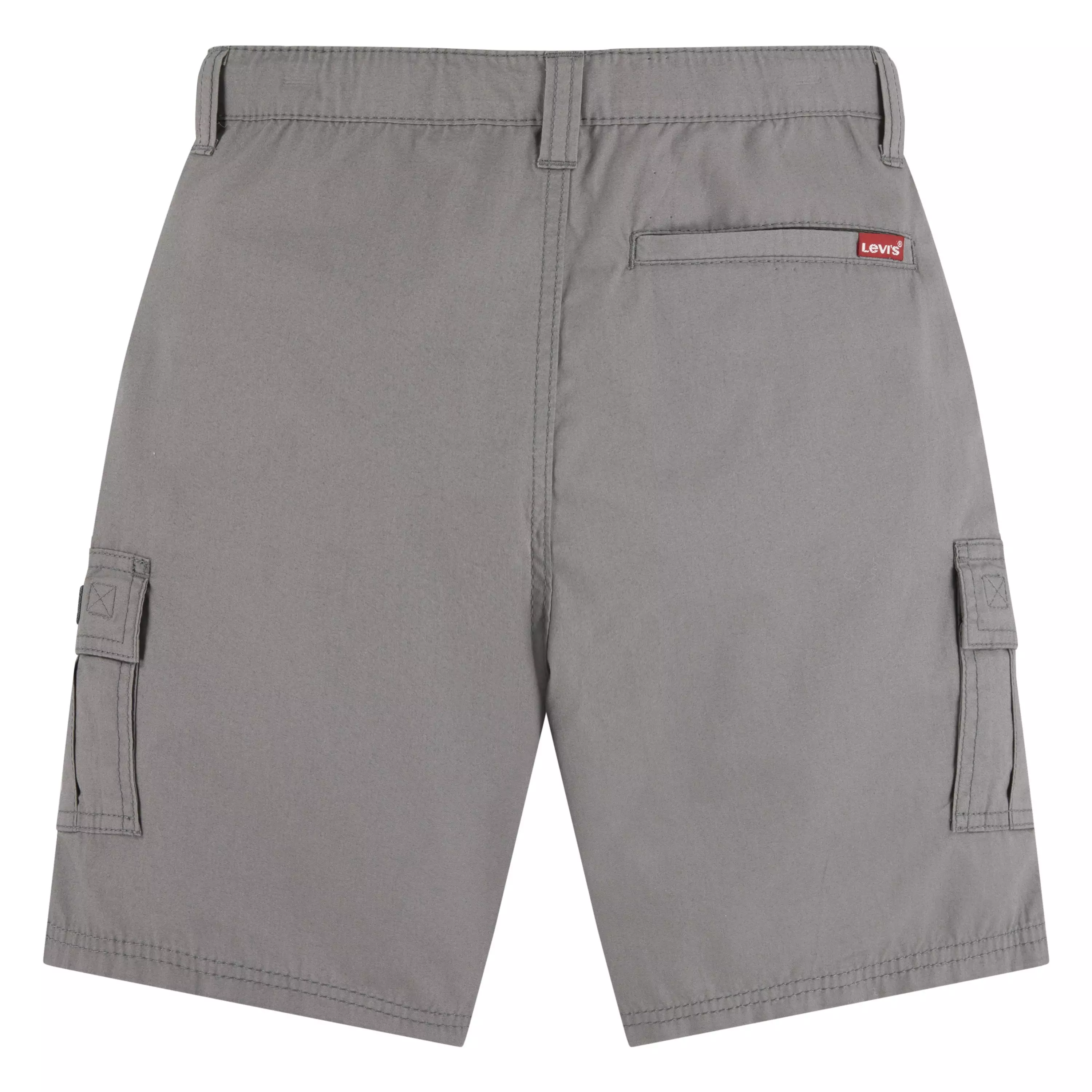 Levi's Big Boys' Red Tab Relaxed Grey Cargo Shorts - GREY