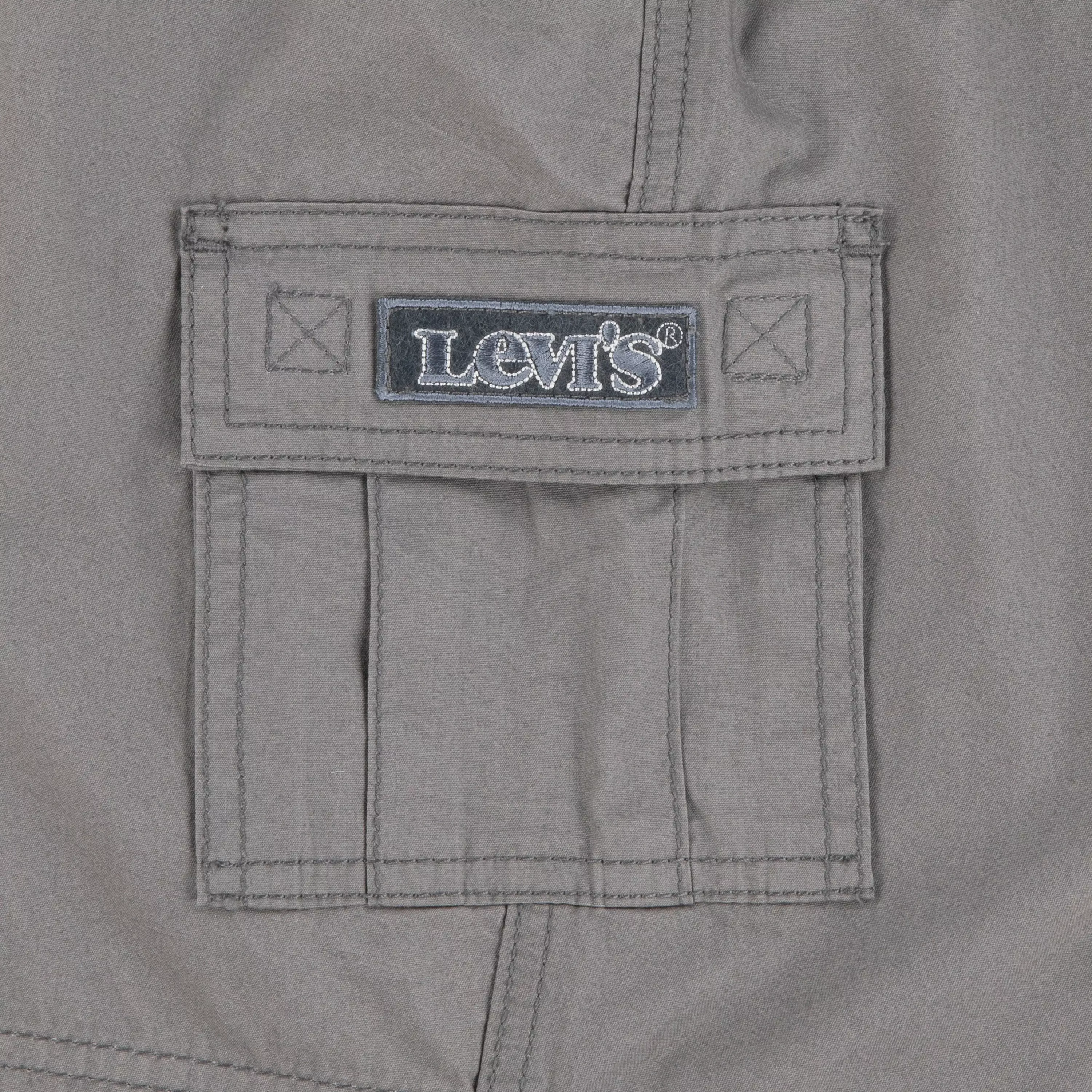 Levi's Big Boys' Red Tab Relaxed Grey Cargo Shorts - GREY