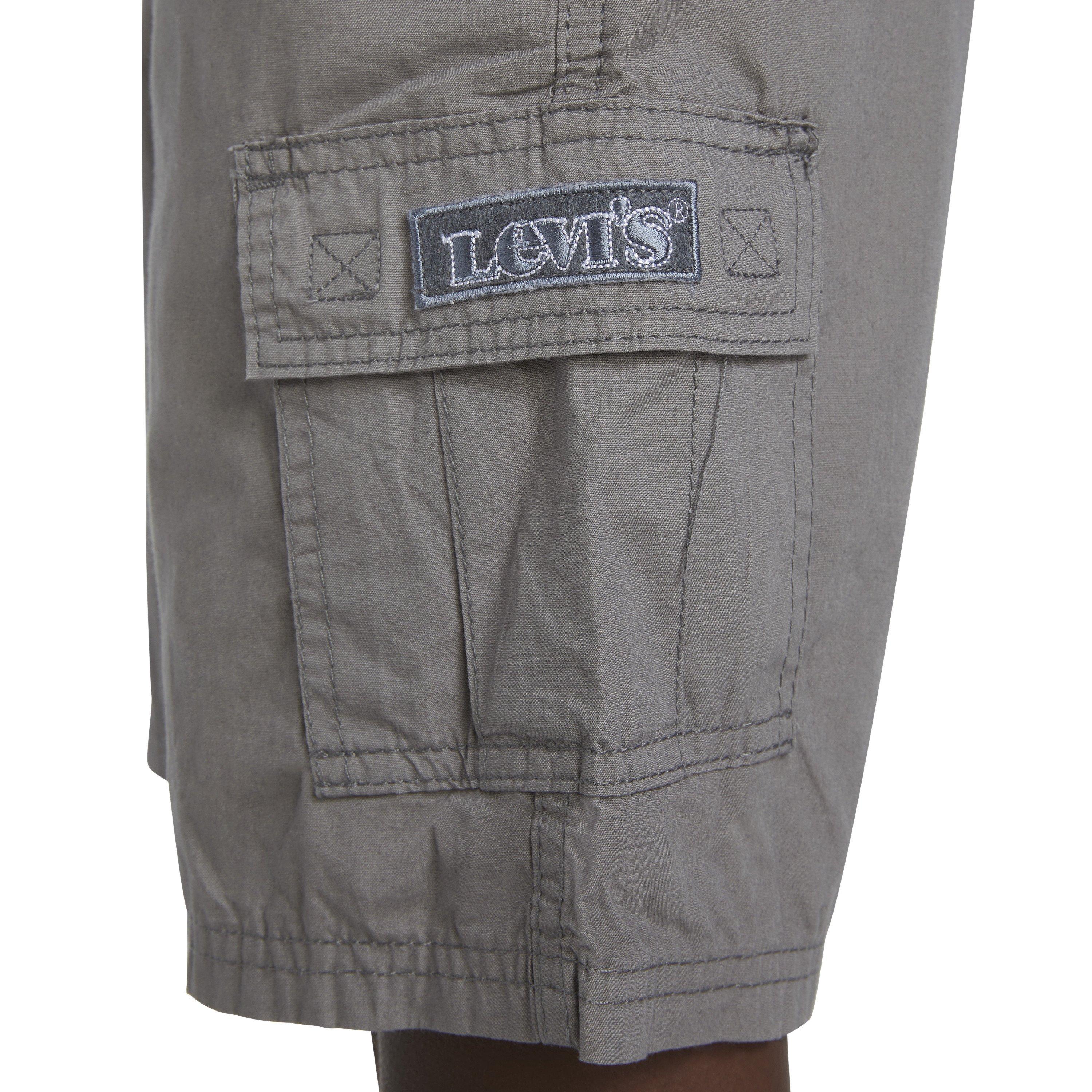 Levi's Big Boys' Red Tab Relaxed Grey Cargo Shorts - GREY Thumbnail View 8