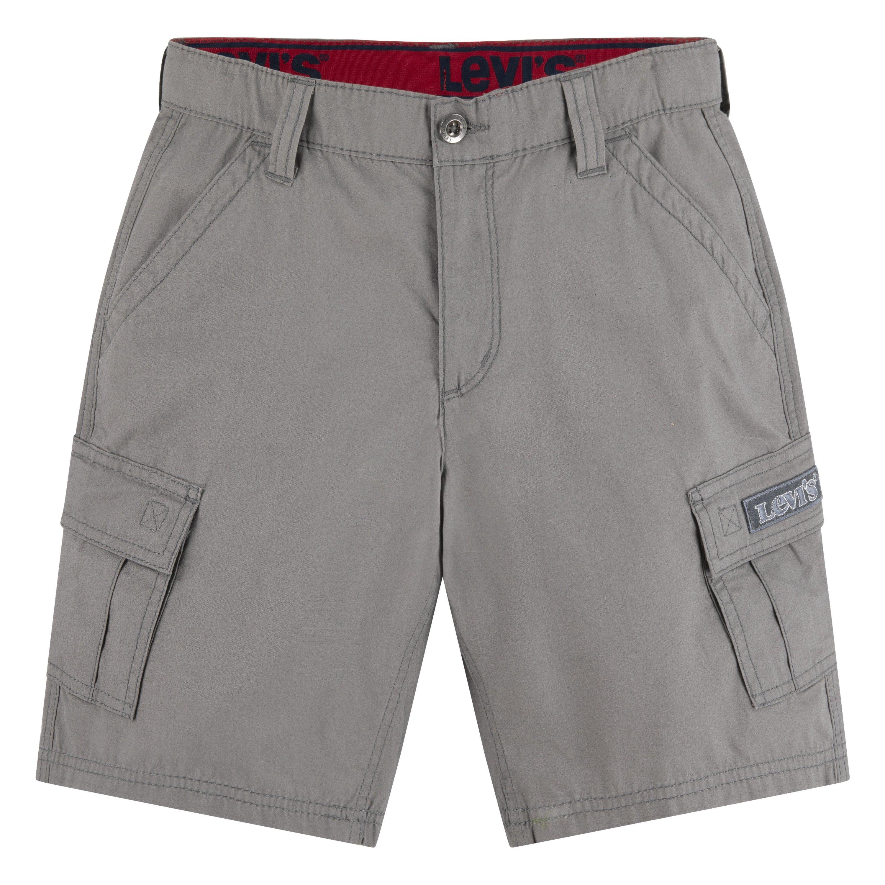 Levi's Big Boys' Red Tab Relaxed Grey Cargo Shorts - GREY Thumbnail View 10