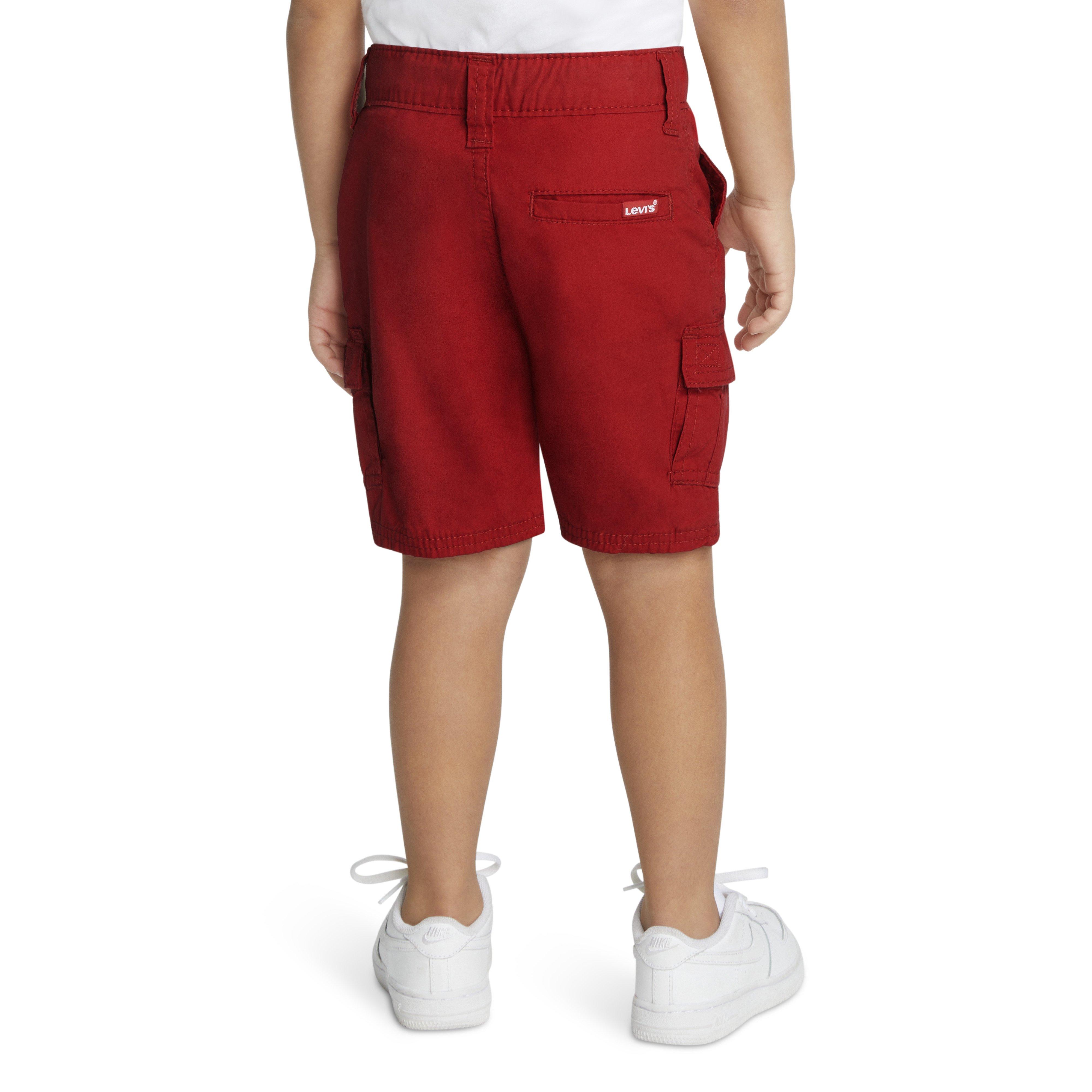 Levi's Red Tab Relaxed Toddler Boys' Red Cargo Shorts