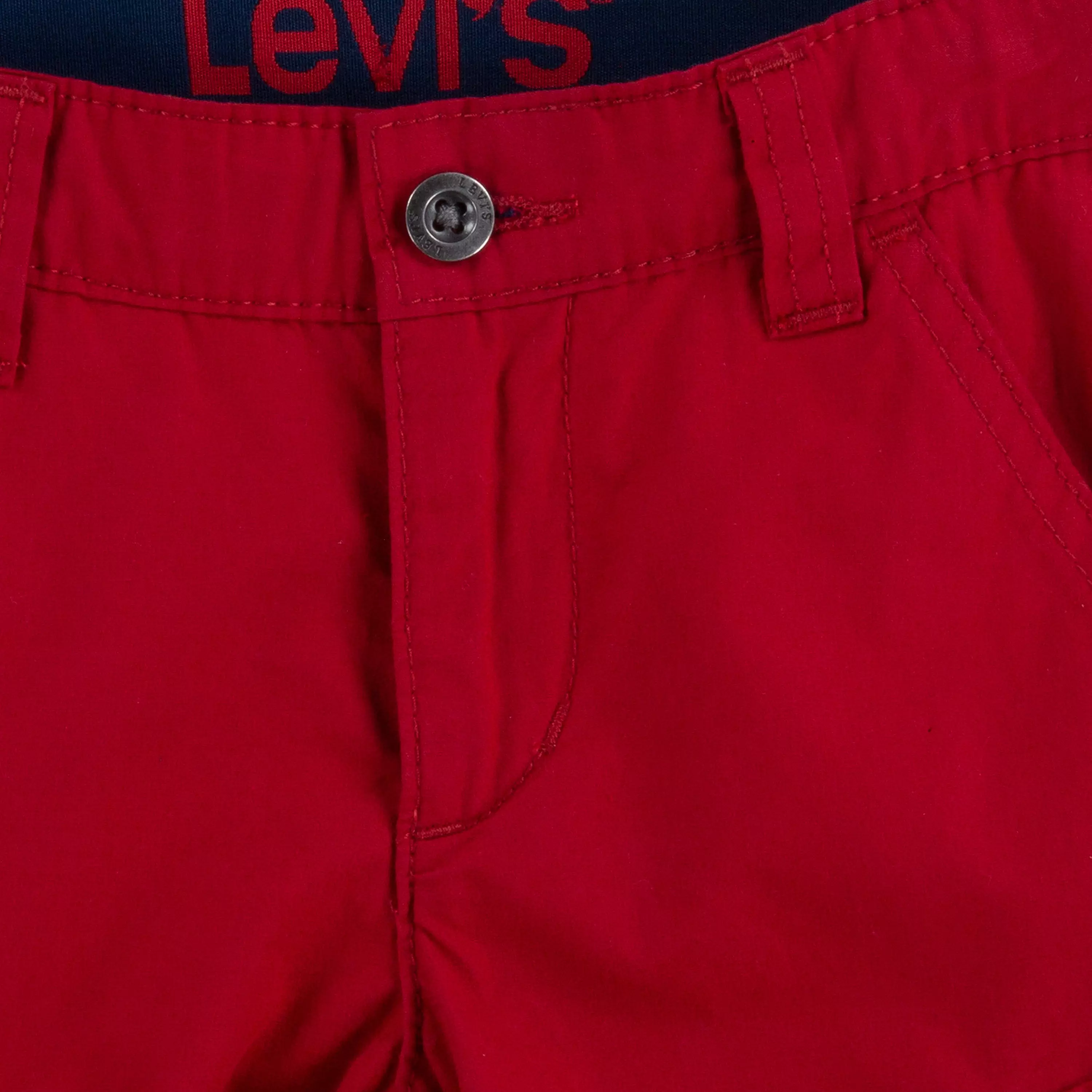 Levi's Toddler Boys' Red Tab Relaxed Red Cargo Shorts - RED