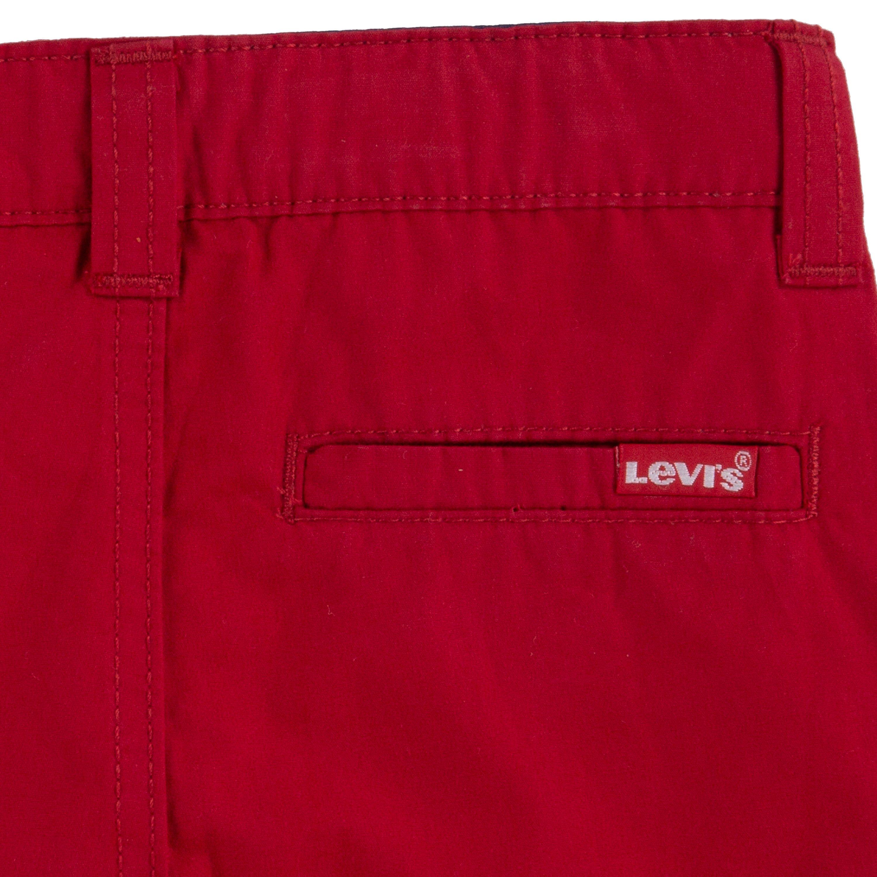 Levi's Toddler Boys' Red Tab Relaxed Red Cargo Shorts - RED Thumbnail View 7