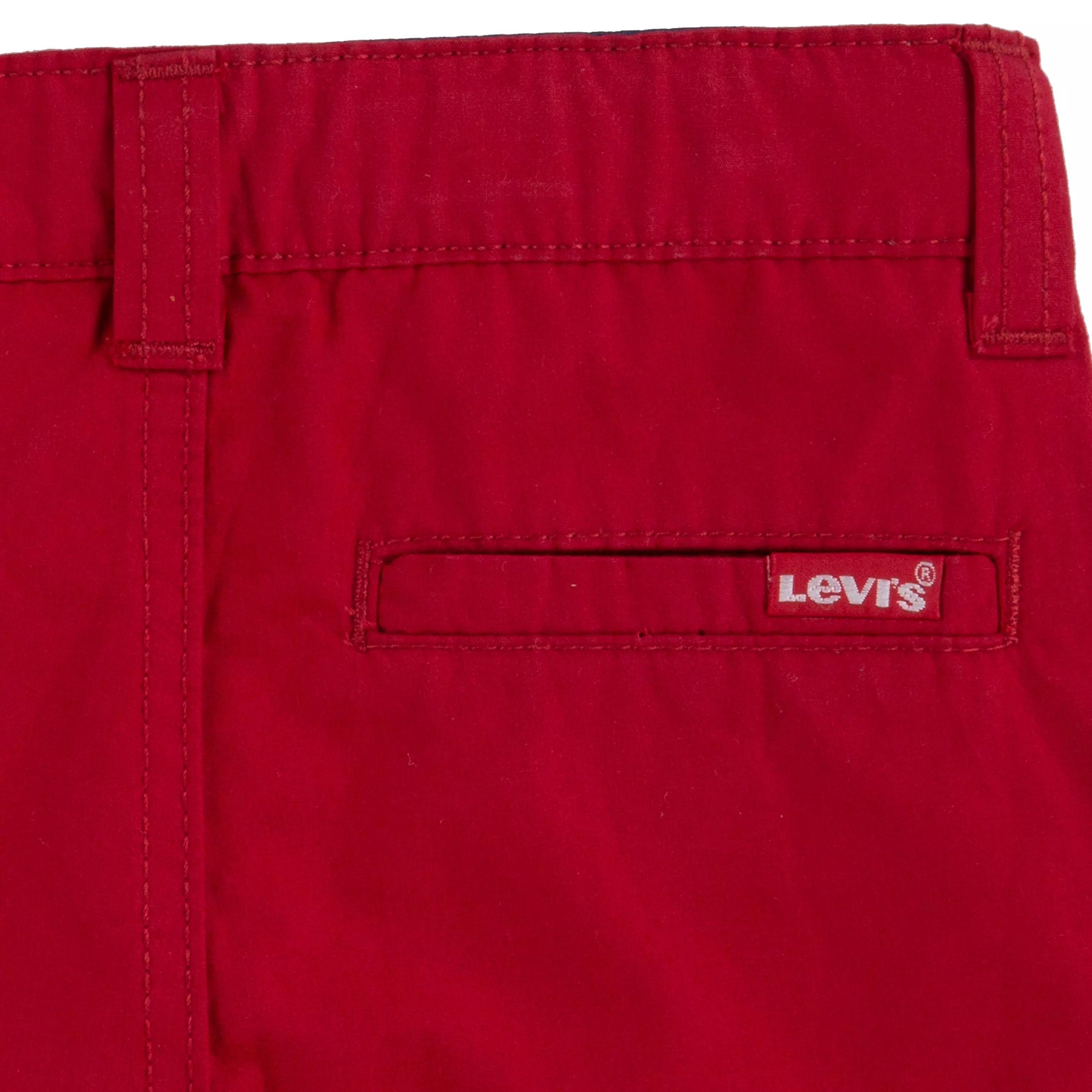 Levi's Toddler Boys' Red Tab Relaxed Red Cargo Shorts - RED
