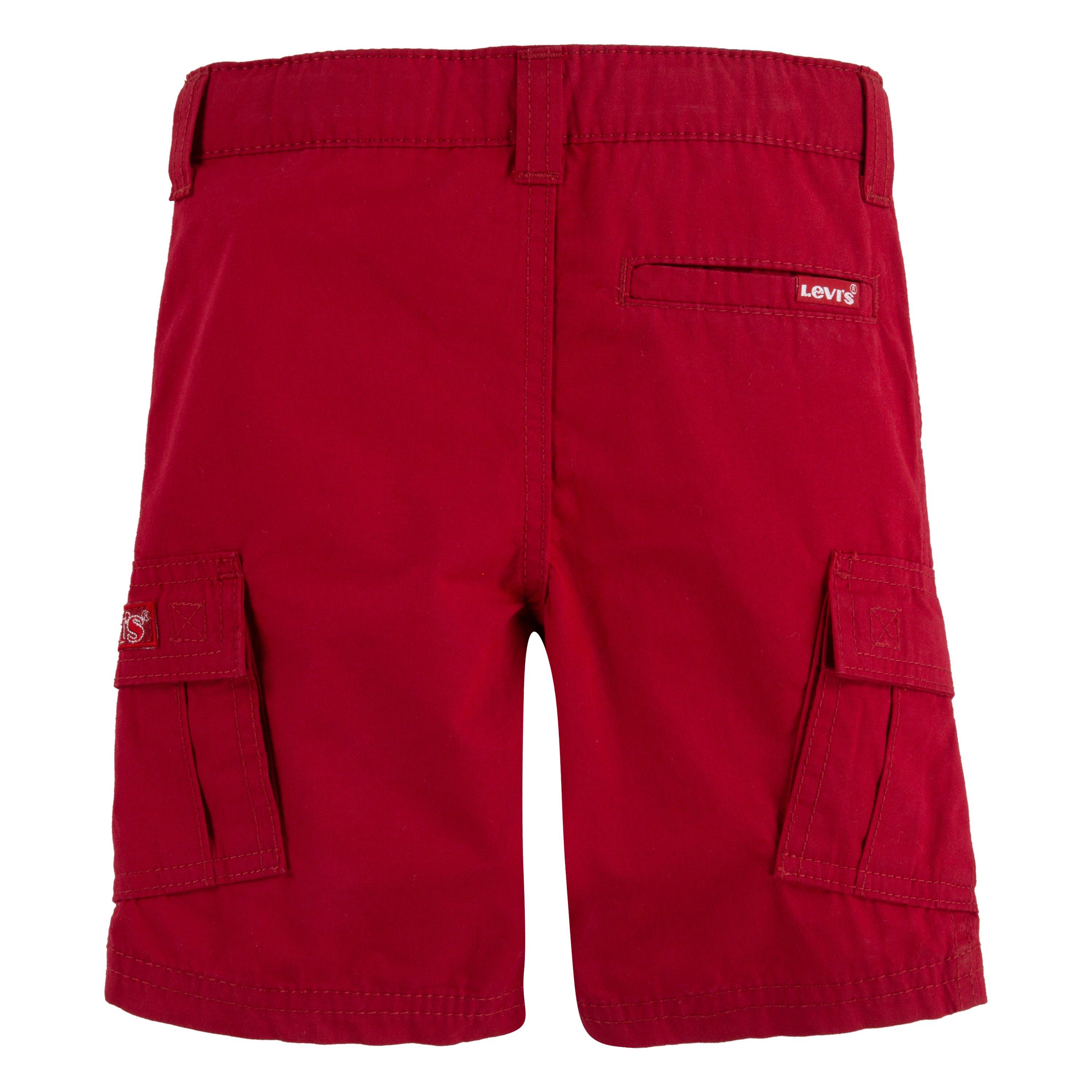 Levi's Toddler Boys' Red Tab Relaxed Red Cargo Shorts - RED Thumbnail View 9