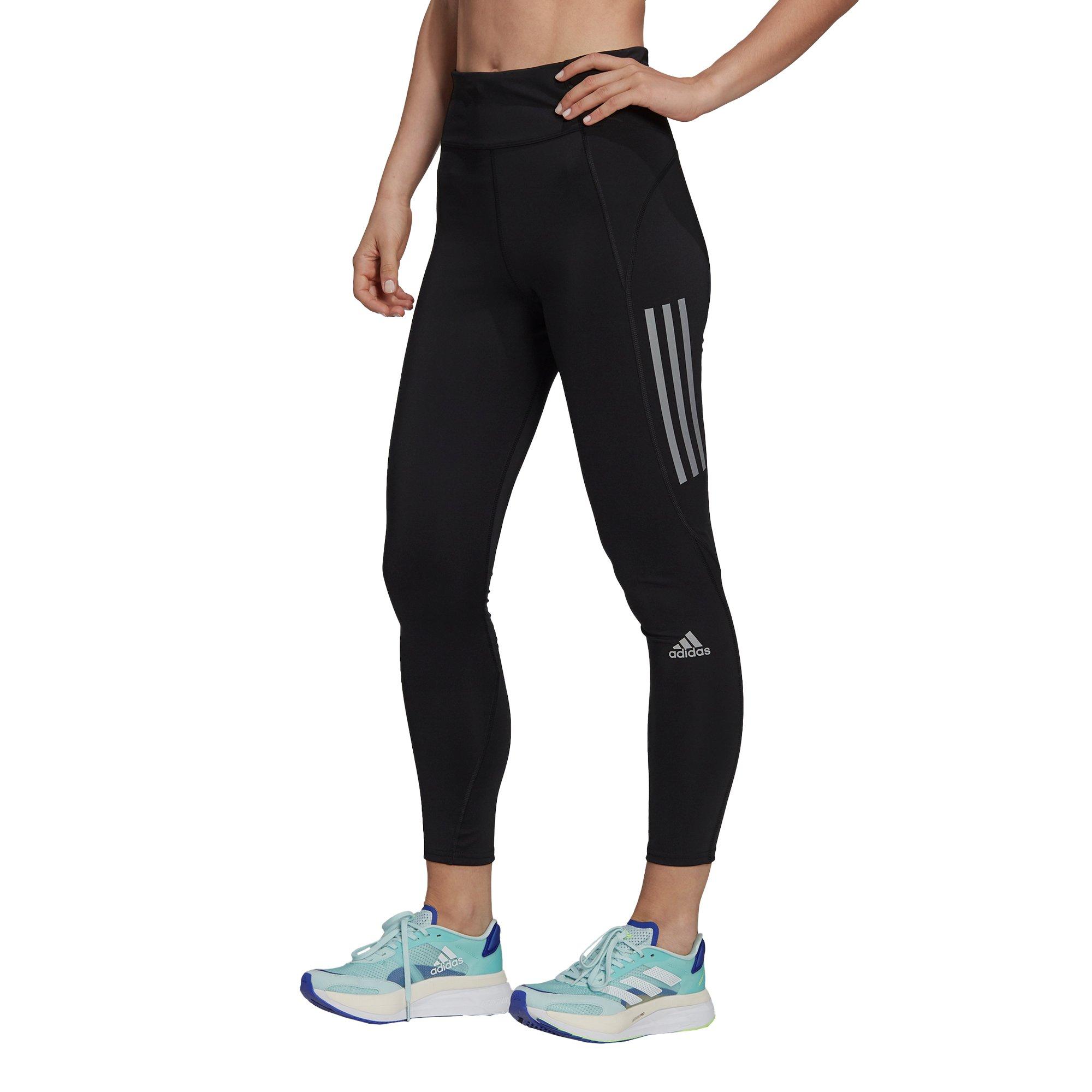adidas Women's Black Own The Run 7/8 Running Leggings - BLACK Thumbnail View 1