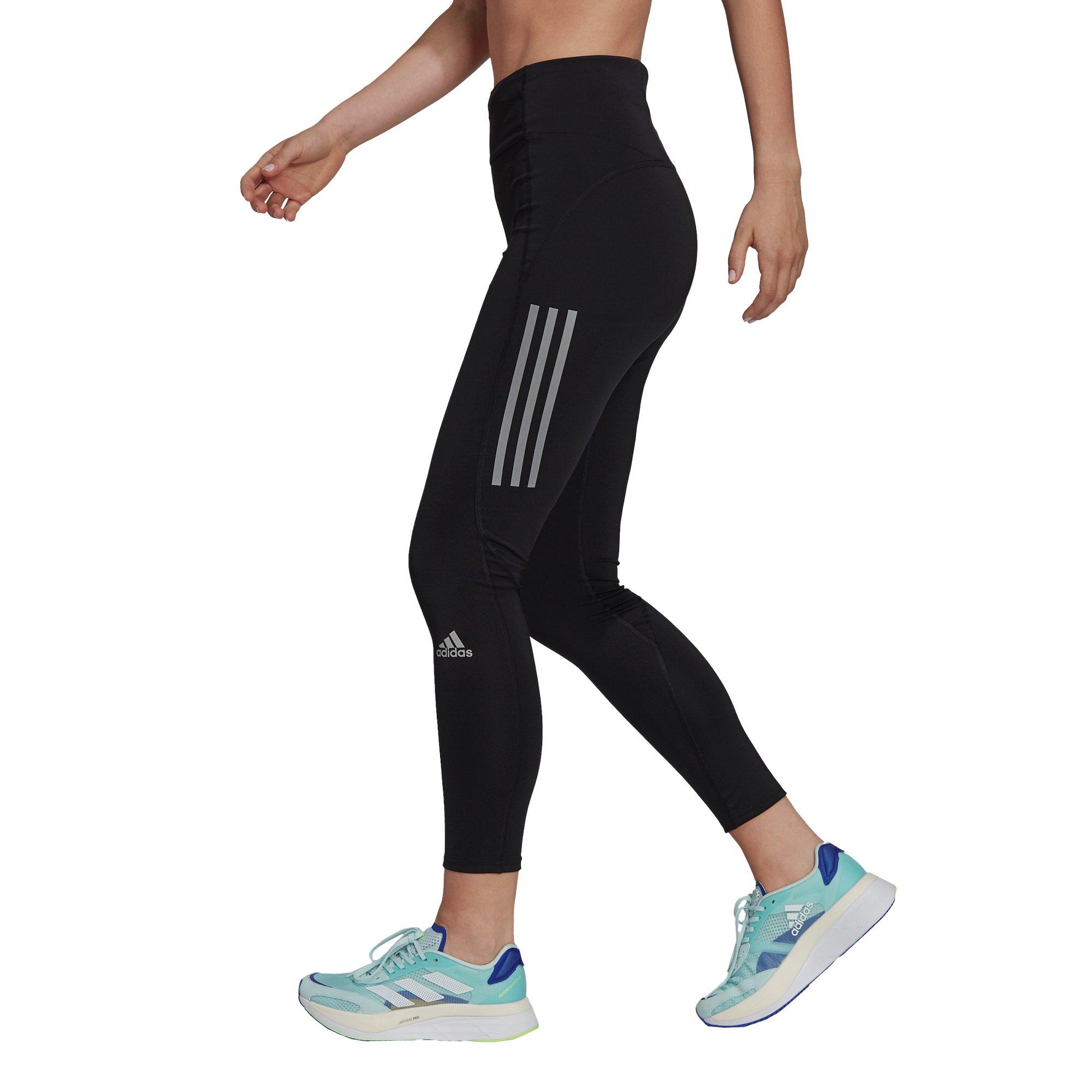 adidas Women's Black Own The Run 7/8 Running Leggings - BLACK Thumbnail View 3