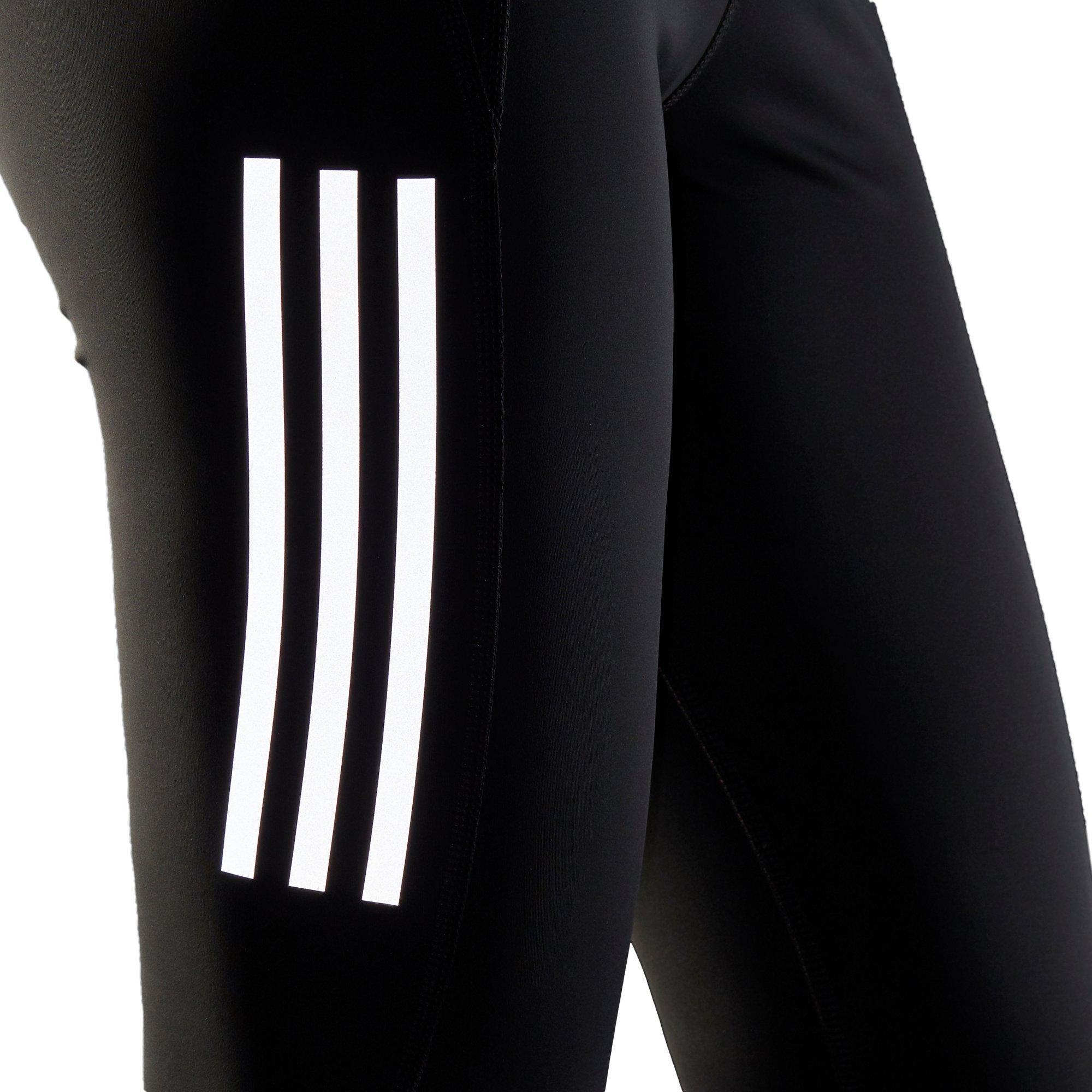 adidas Women's Black Own The Run 7/8 Running Leggings - BLACK Thumbnail View 4