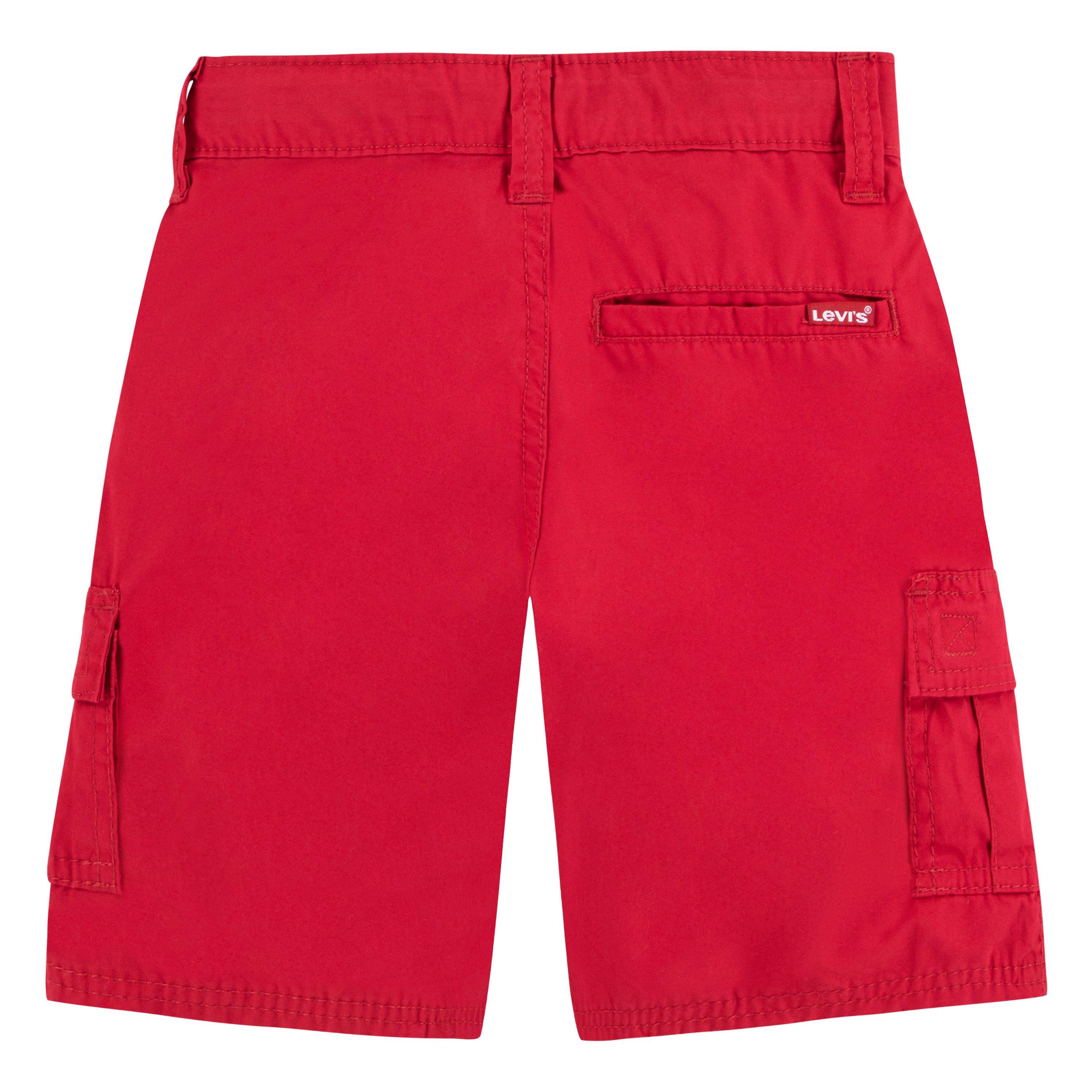 Levi's Little Boys' Red Tab Relaxed Red Cargo Shorts - RED Thumbnail View 9