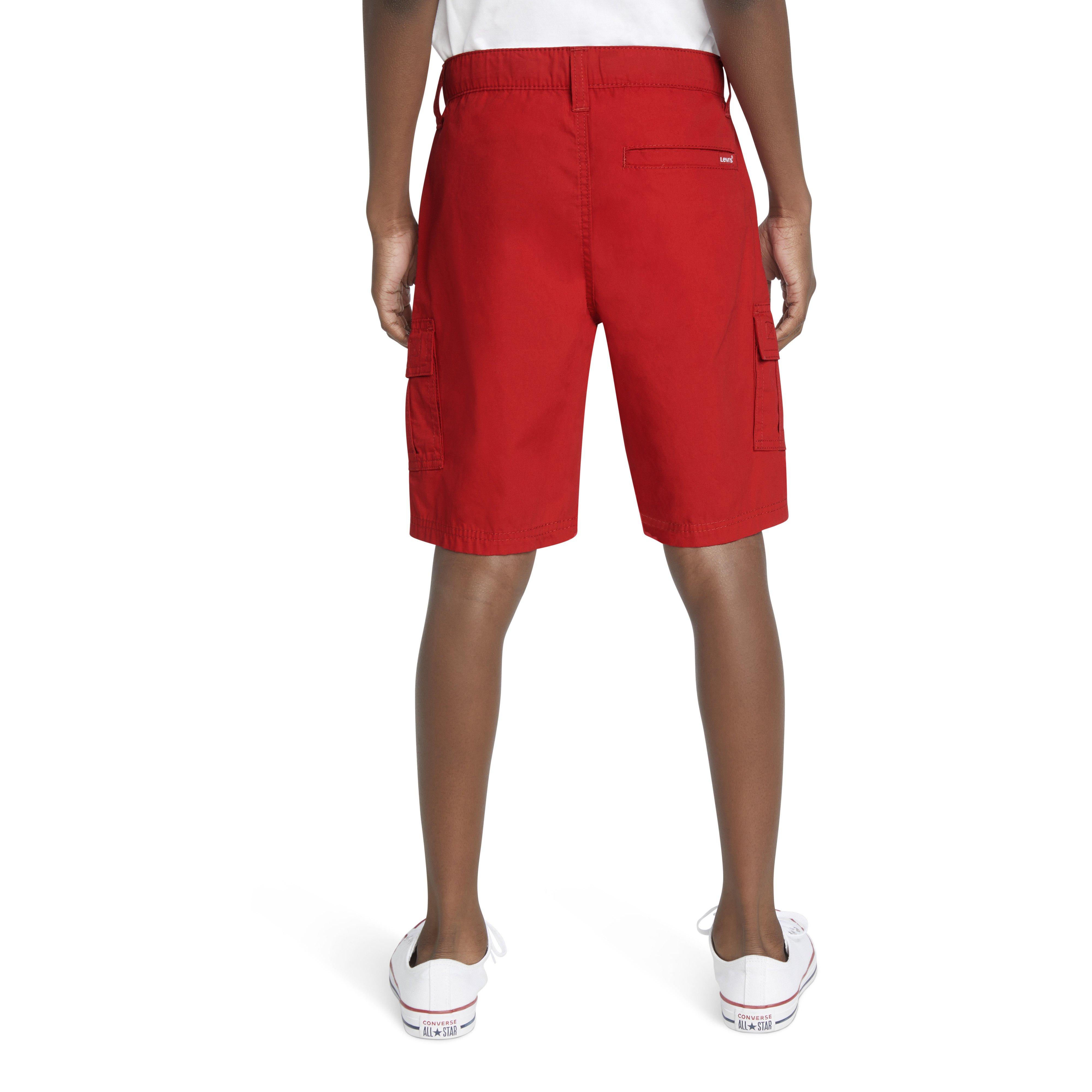 Levi's Red Tab Relaxed Big Boys' Red Cargo Shorts