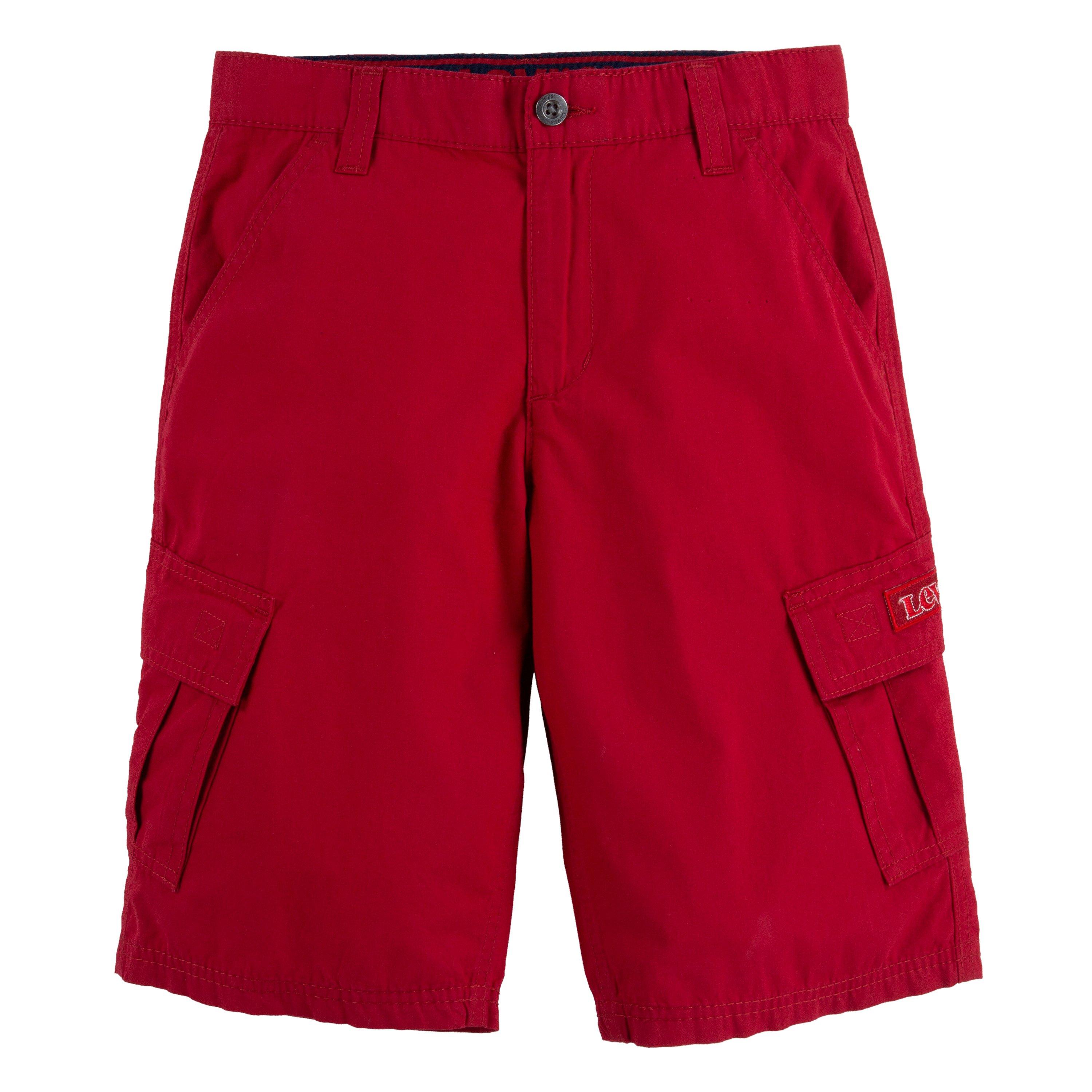Levi's Big Boys' Red Tab Relaxed Cargo Shorts - Red - RED Thumbnail View 9