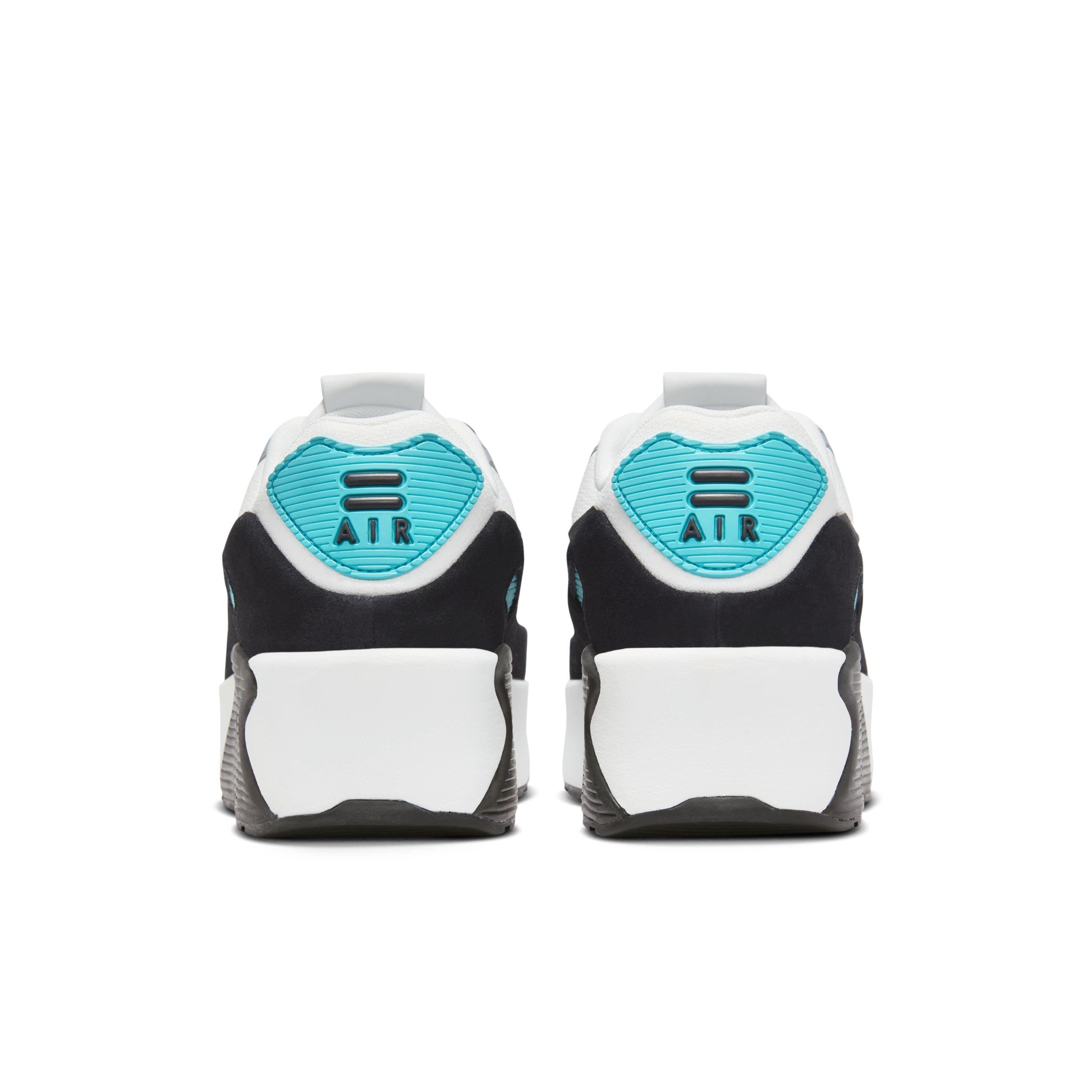 Nike Air Max 90 LV8 "Summit White/Wolf Grey/Black/Smoke Grey" Women's Shoe - WHITE/GREY/BLACK/GREY Thumbnail View 5