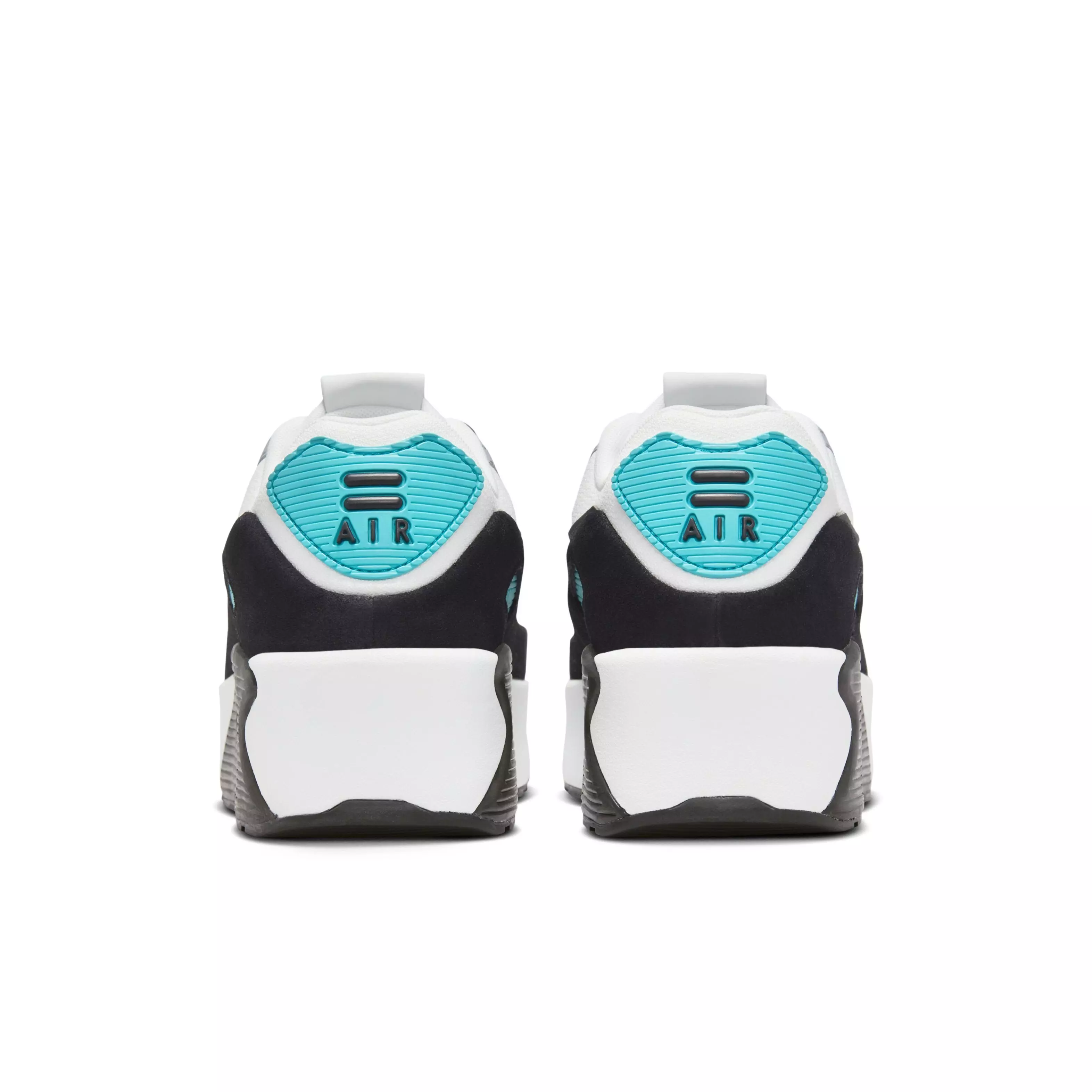 Nike Air Max 90 LV8 "Summit White/Wolf Grey/Black/Smoke Grey" Women's Shoe - WHITE/GREY/BLACK/GREY