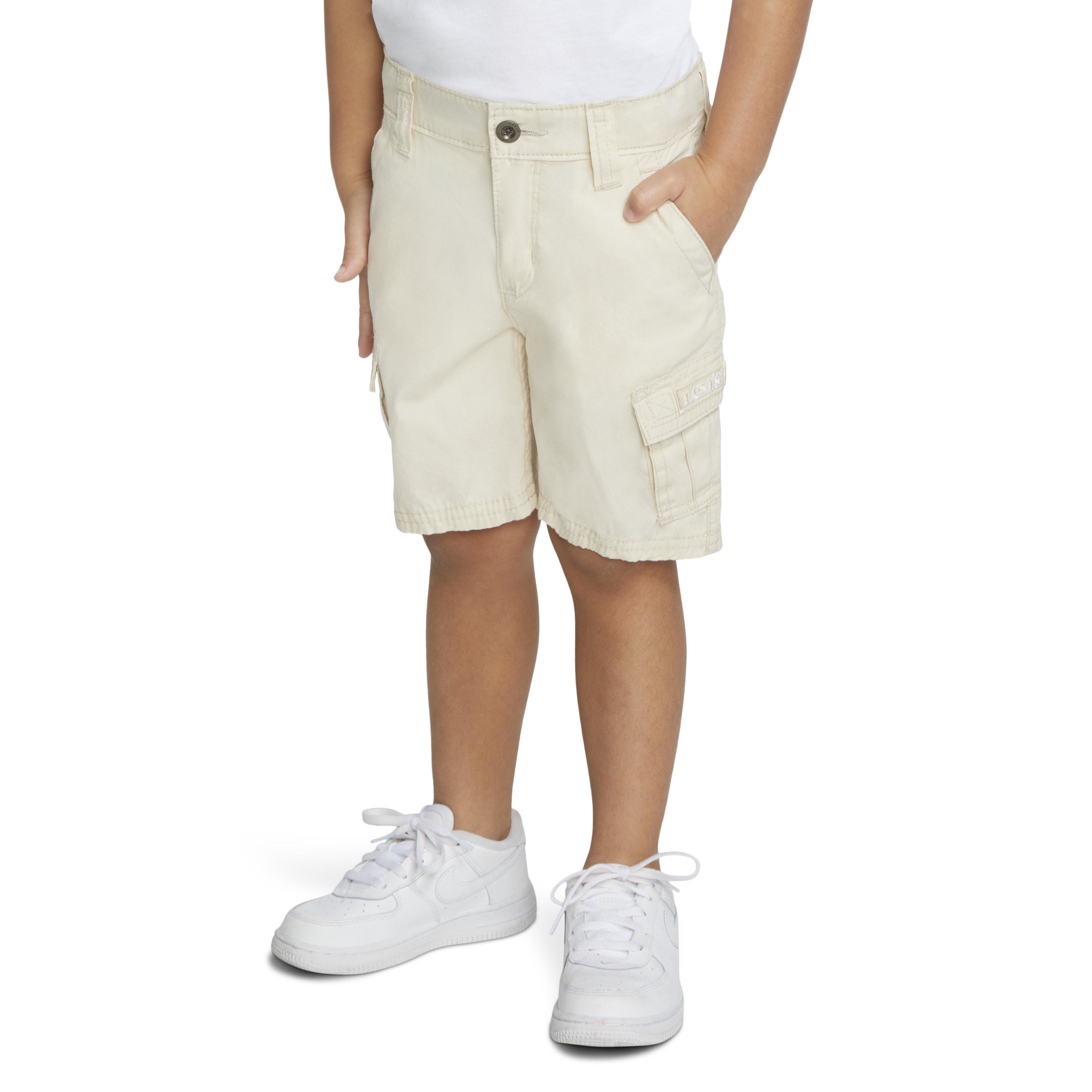 Levi's Red Tab Relaxed Toddler Boys' Cream Cargo Shorts